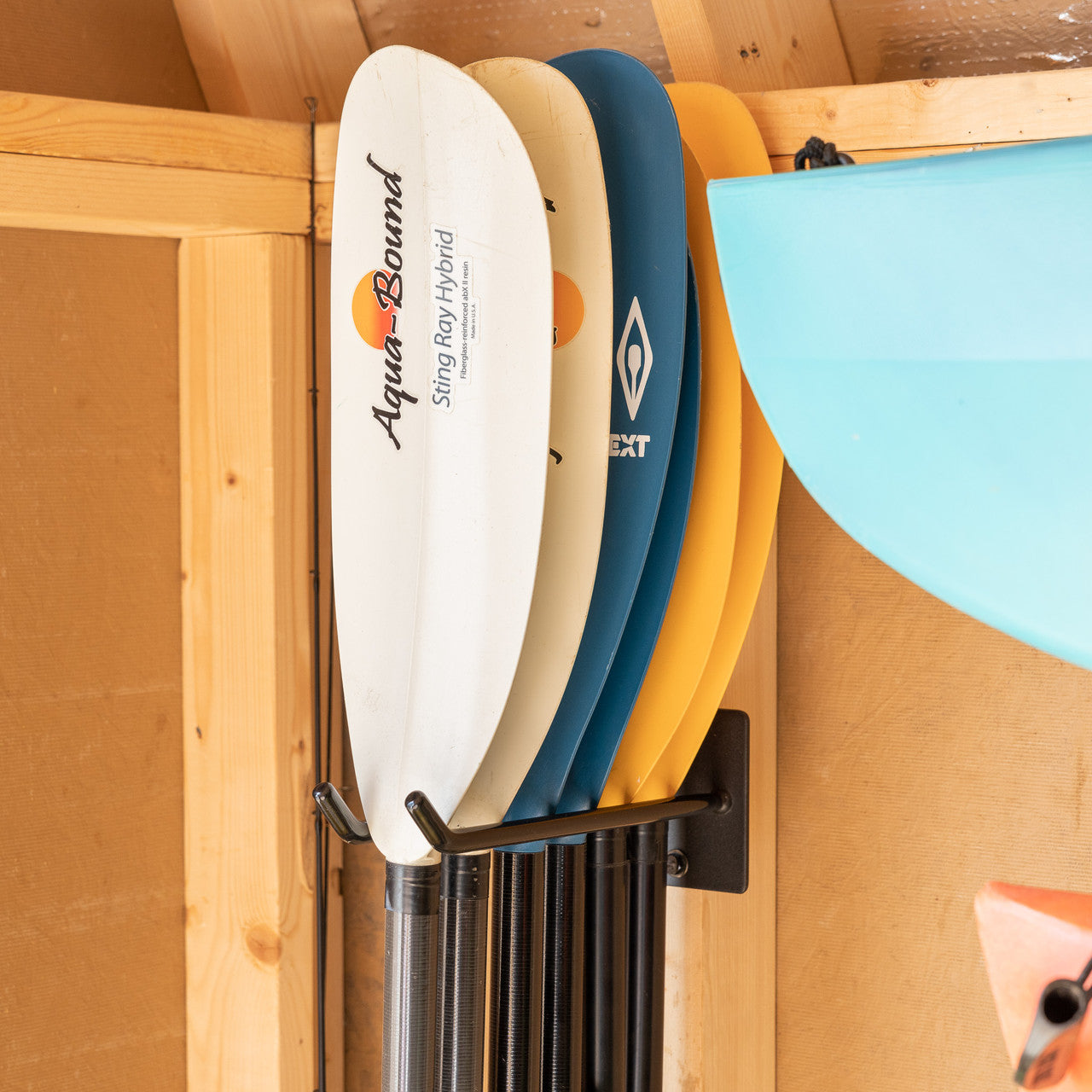 Laurel Lake Paddle Storage Wall Hook | Holds 6 Paddles | Backcountry Sportsman
