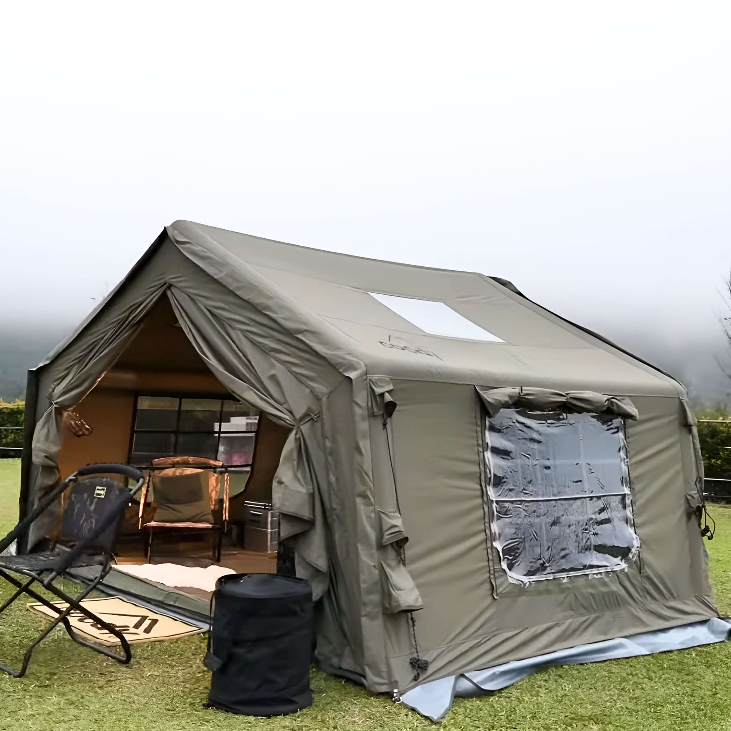 Coody 10 Forest Green Inflatable Tent House for Camping (2-4 person) | Backcountry Sportsman