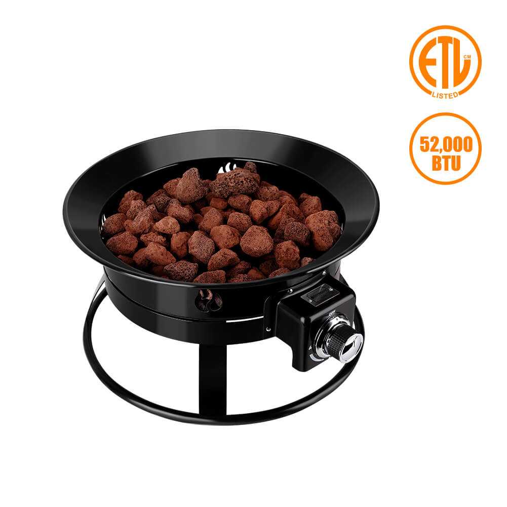 Camplux Propane Fire Pit Camping Fire Bowl for Cozy Outdoor Gatherings | Backcountry Sportsman