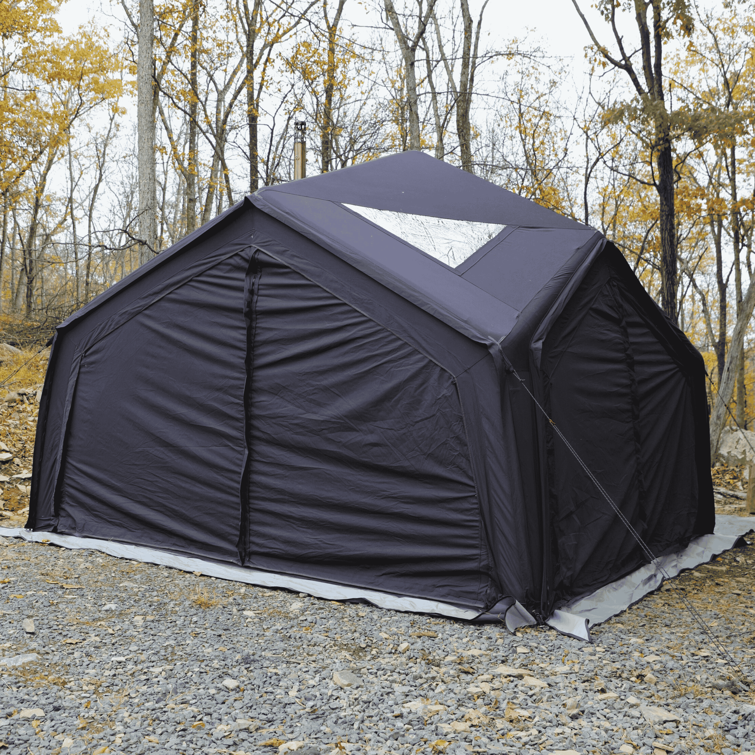 Coody | RBM Hub Shelter Inflatable Tent for 2-6 Person (Black) | Backcountry Sportsman