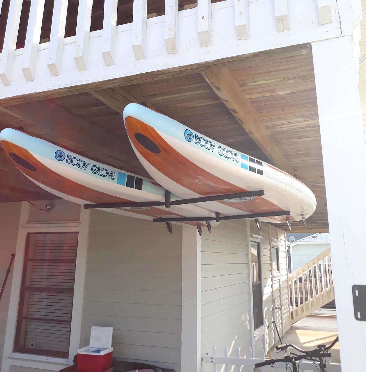 Hi-Port 2 | SUP & Surfboard Adjustable Ceiling Storage Rack | Double | Holds 150 lbs | Backcountry Sportsman