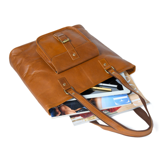 Classic Chic Genuine Leather Tote | Backcountry Sportsman