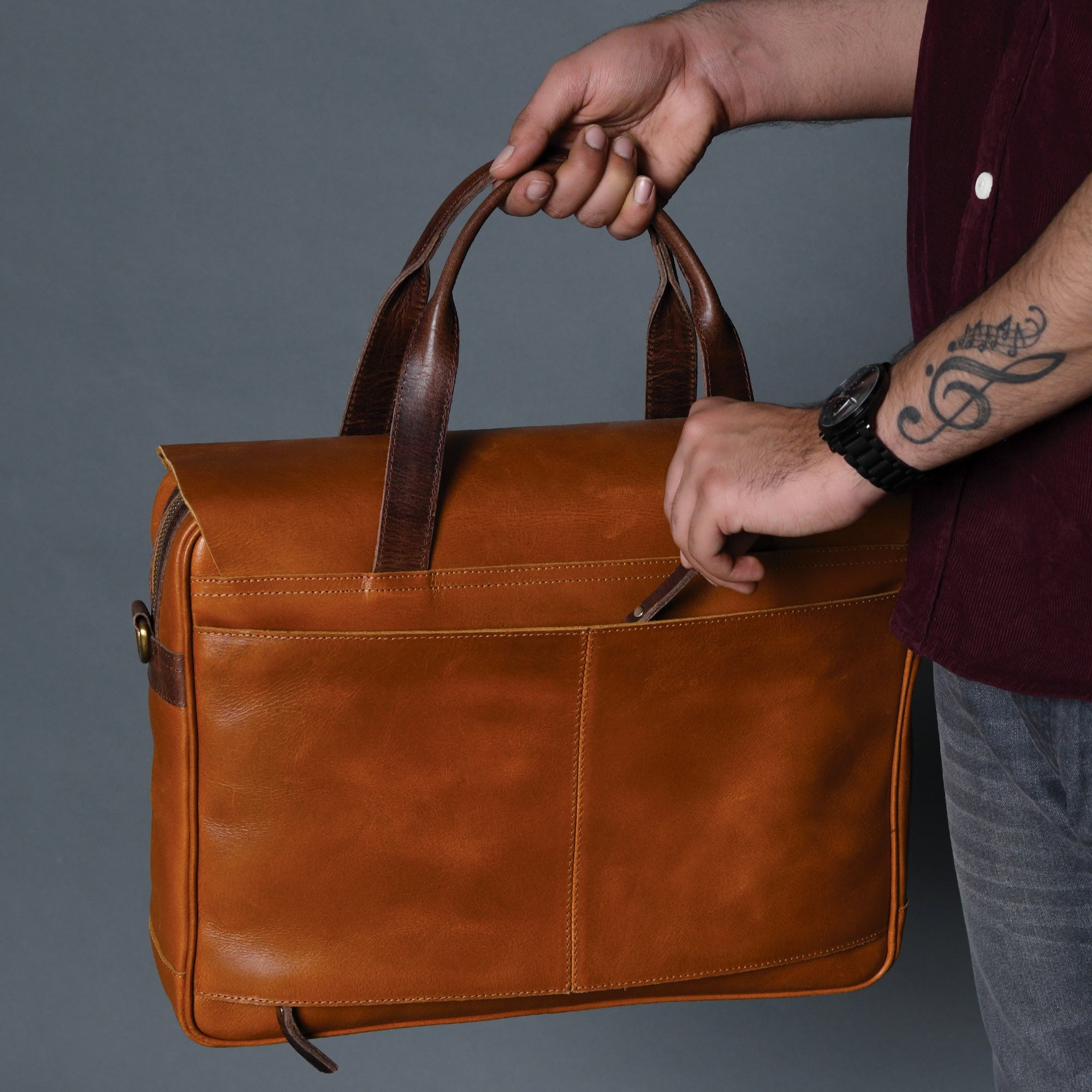Executive Travel Briefcase Satchel Bag | Backcountry Sportsman