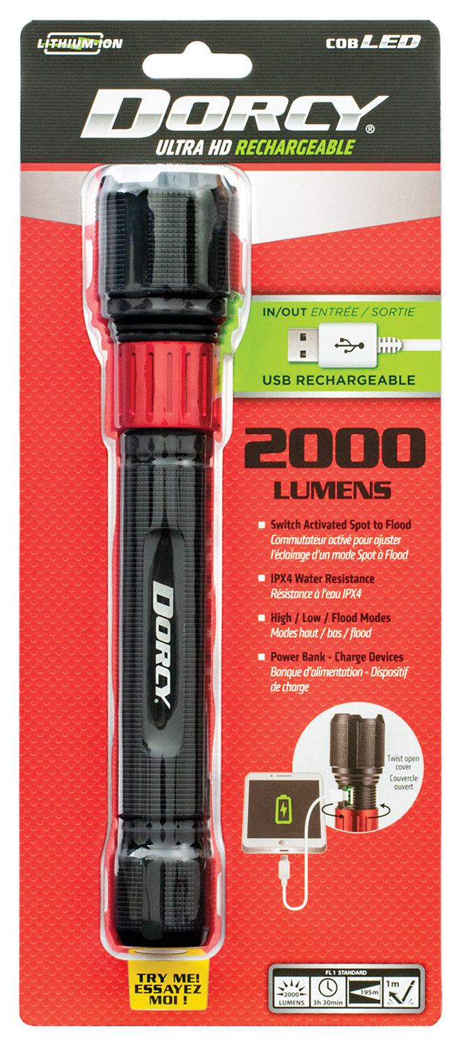 2000 L Rechargeable Flashlight | Backcountry Sportsman