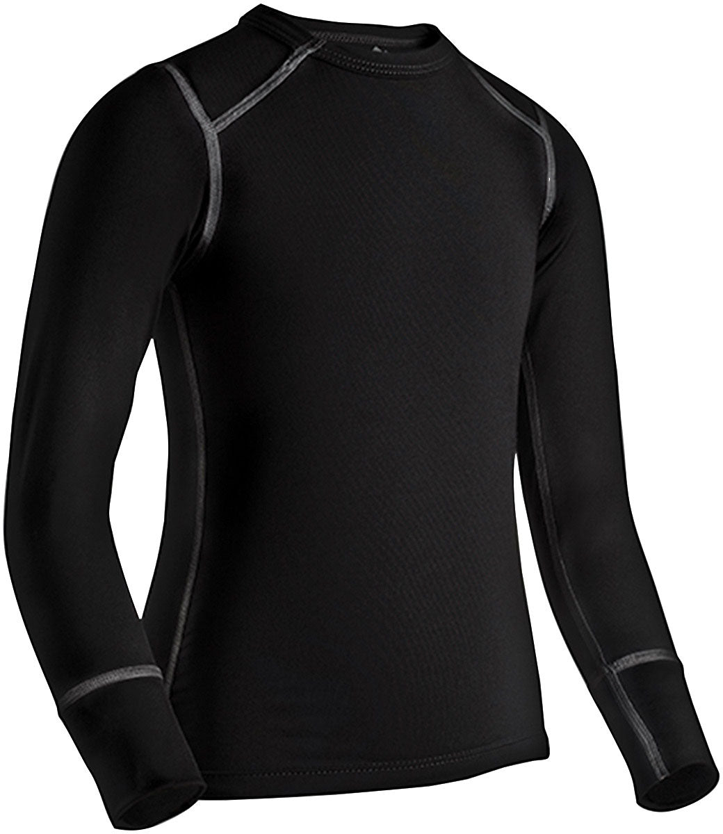 Quest Kids Crew Black Lg | Backcountry Sportsman