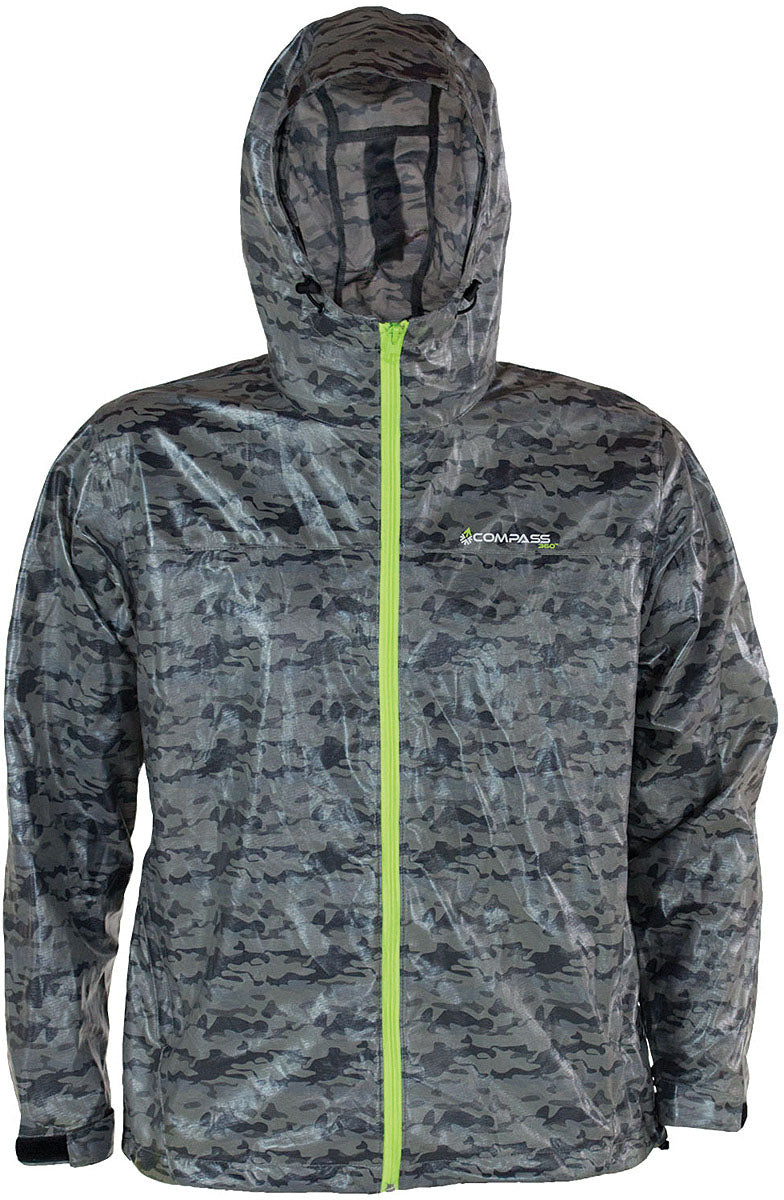 Ultra Pak Rain Jacket Grey Md