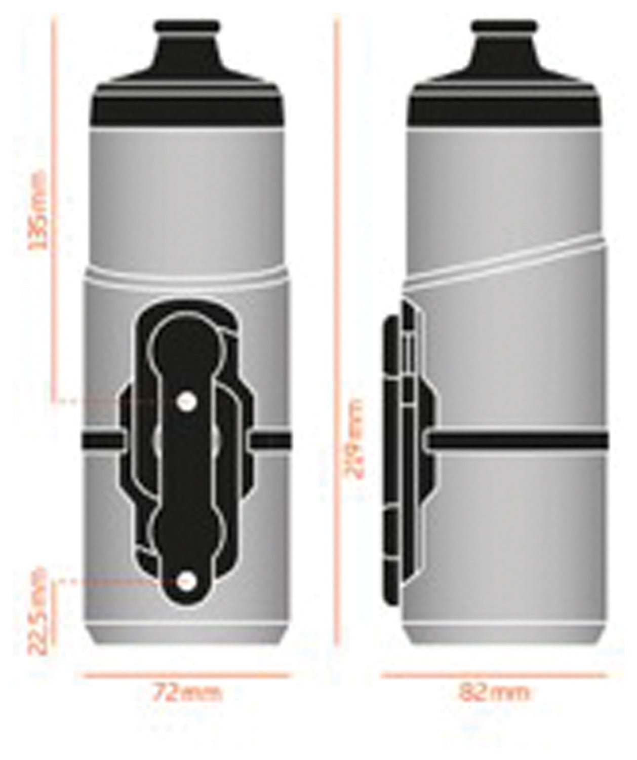 Twist 600 Ml Bottle Set   Clear | Backcountry Sportsman