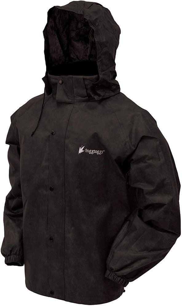 All S PO Rt Rain Suit Black Md