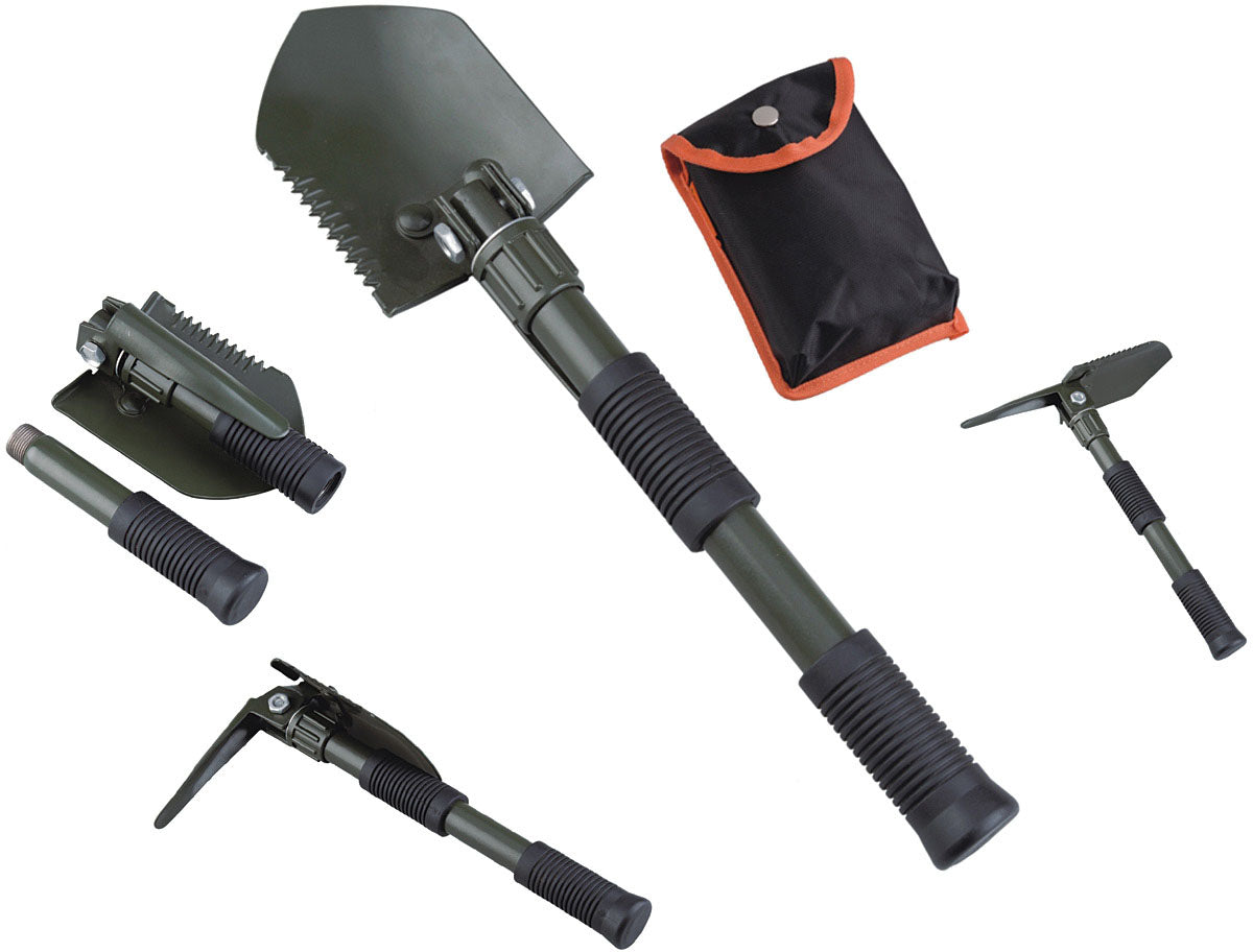Folding Shovel With Pick