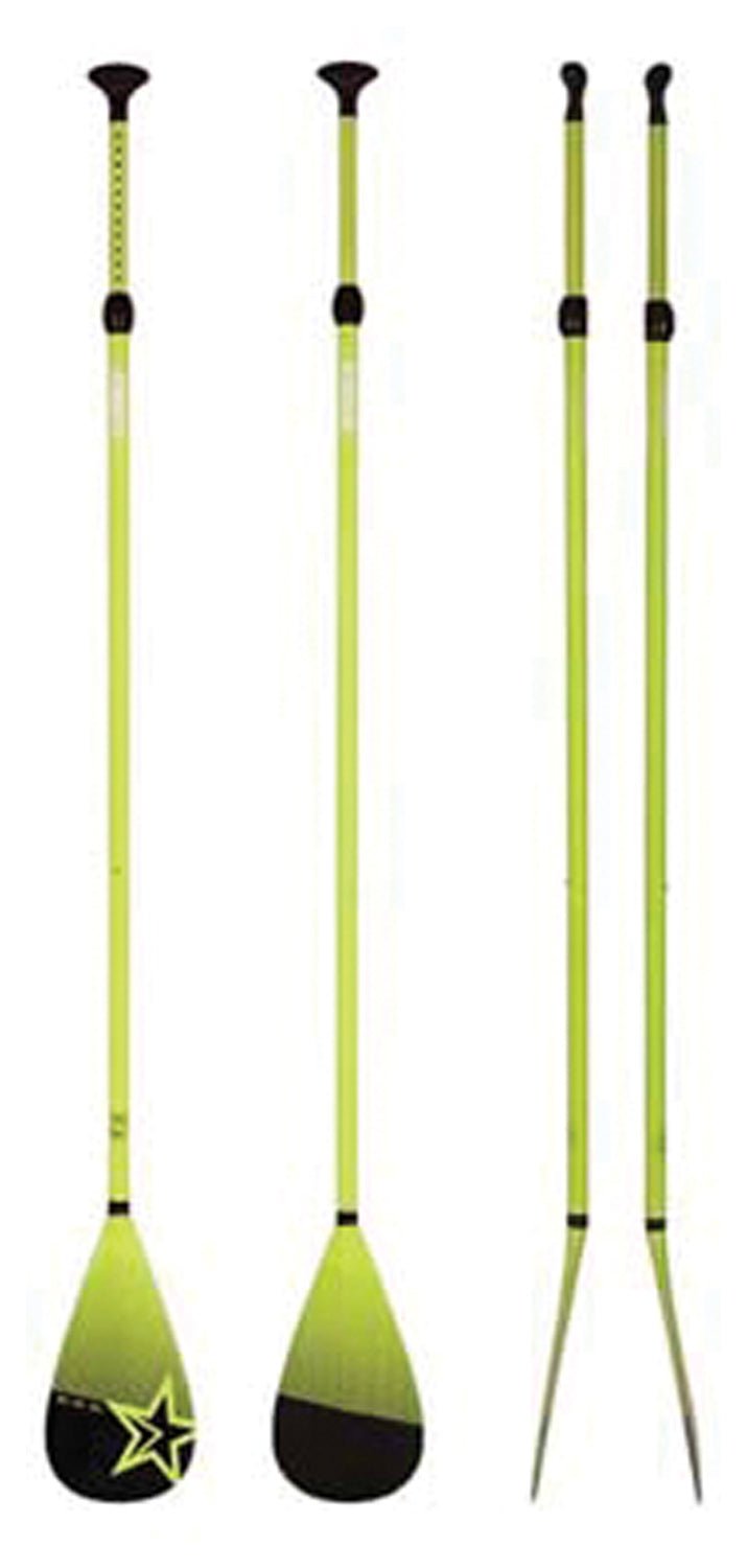 Fiberglass Paddle, 3 Pc, Lime | Backcountry Sportsman