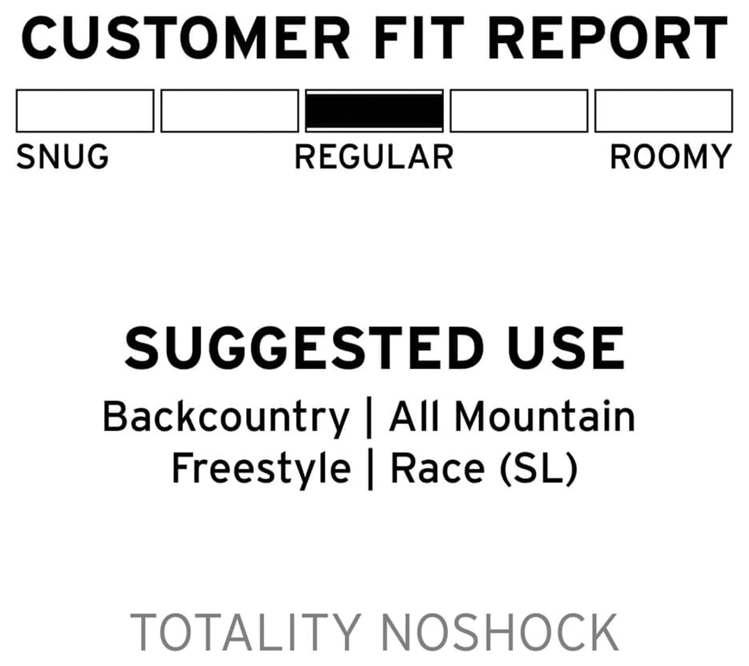 Totality Noshock Black Small | Backcountry Sportsman