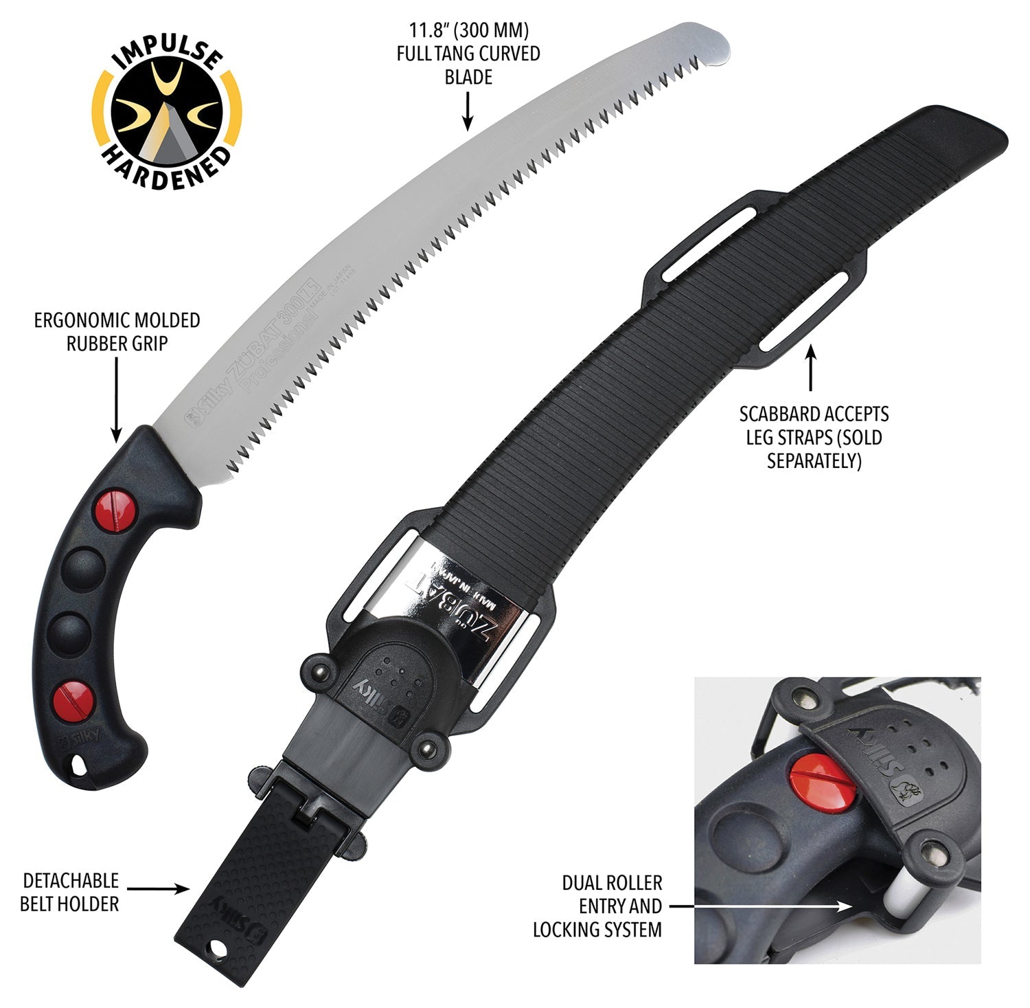 Silky Zubat Saw 330 Mm Curved | Backcountry Sportsman