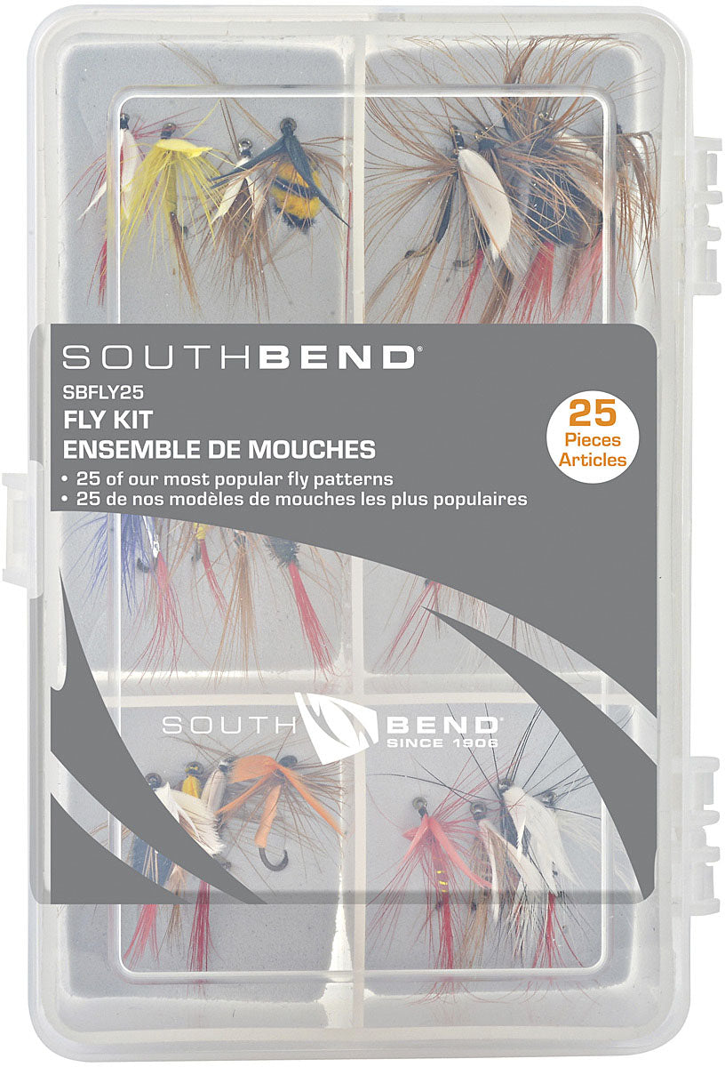Flies Assorted 25 Pk W/Bo X