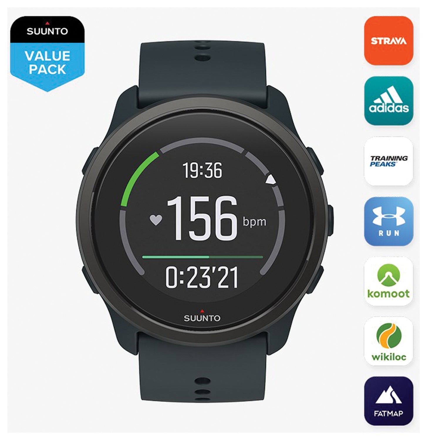 Suunto 5 Peak Cave Green | Backcountry Sportsman