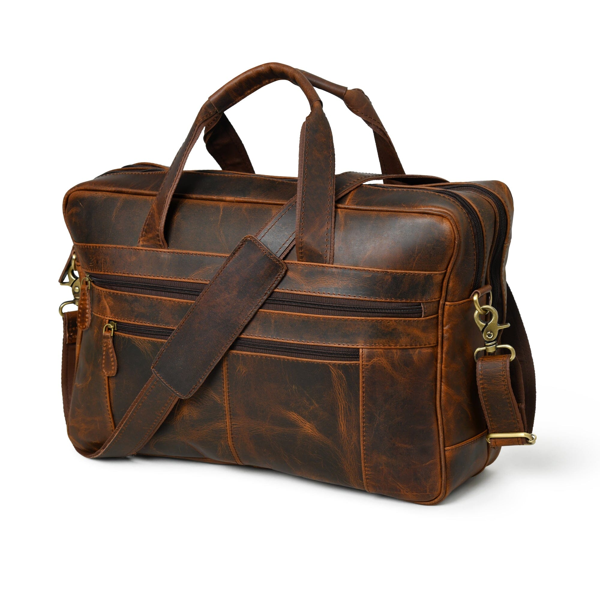 The Brooklyn - Leather Briefcase | Backcountry Sportsman