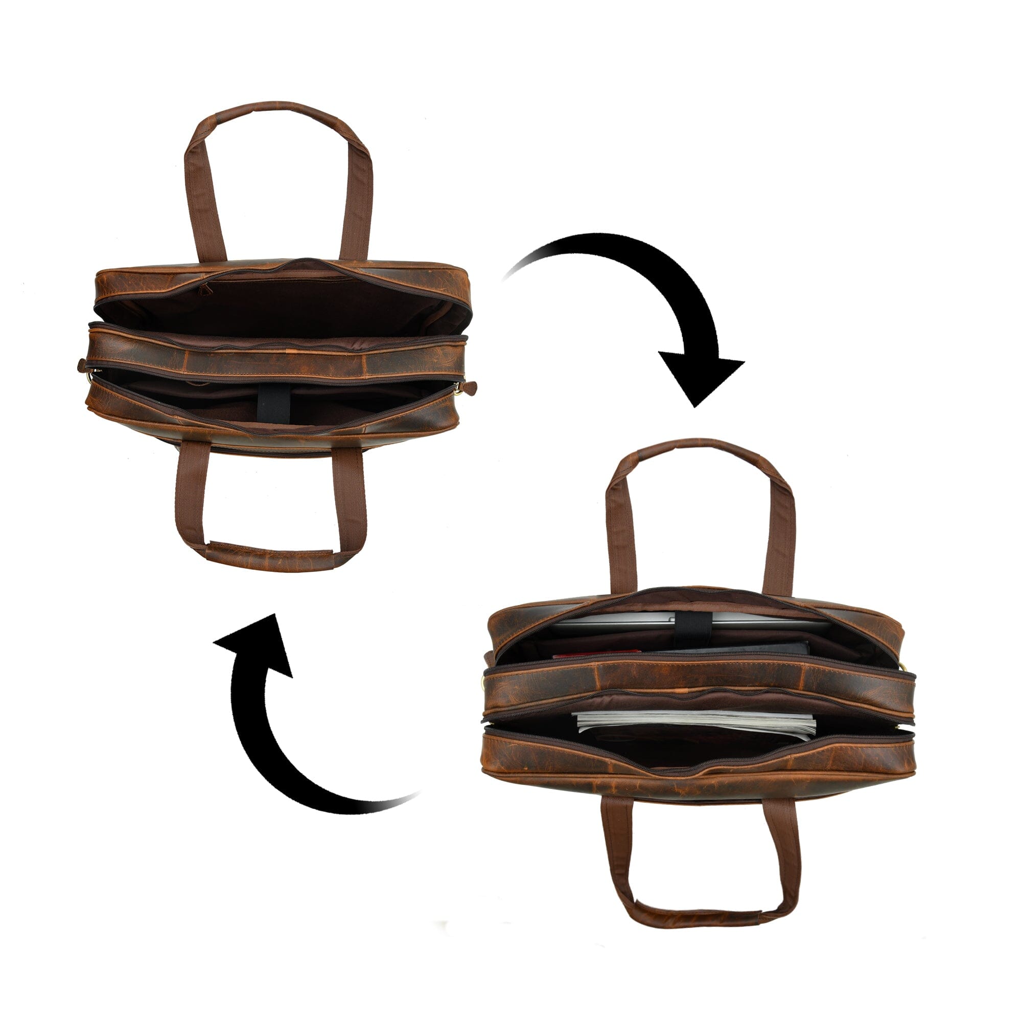 The Brooklyn - Leather Briefcase | Backcountry Sportsman