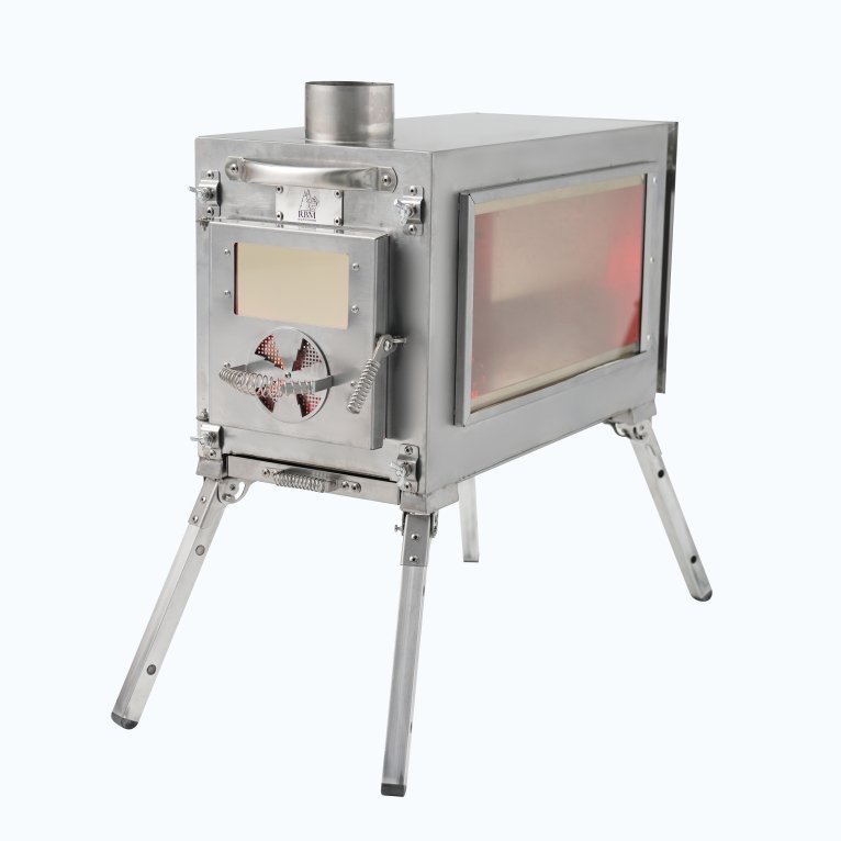 Medium Wood Stove With Fire-Resistant Glass "Caminus M" | Backcountry Sportsman