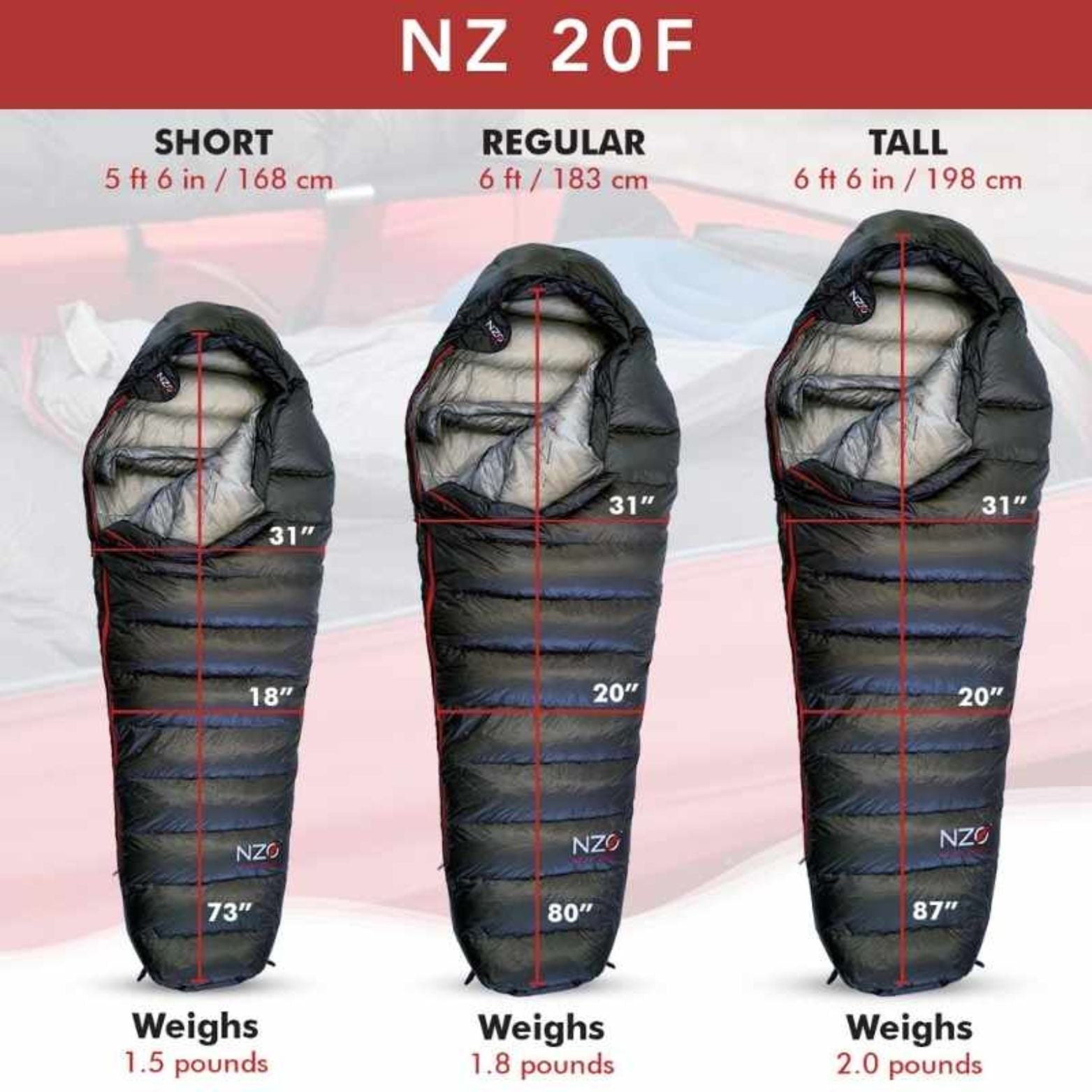NZ 20 Mummy Sleeping Bag | Backcountry Sportsman