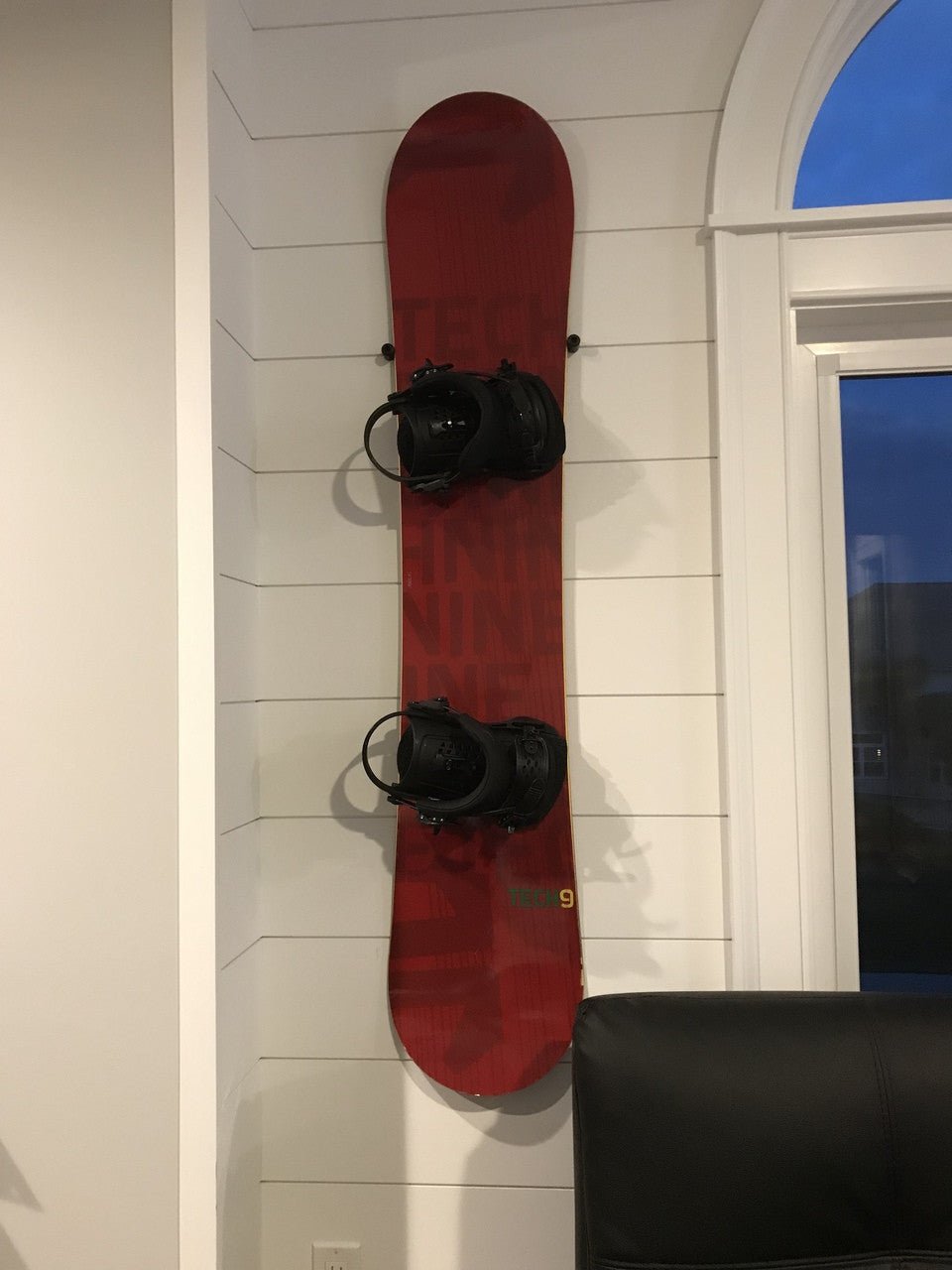 The Cinch Snowboard Display | Floating Rack | 2 Boards | Backcountry Sportsman