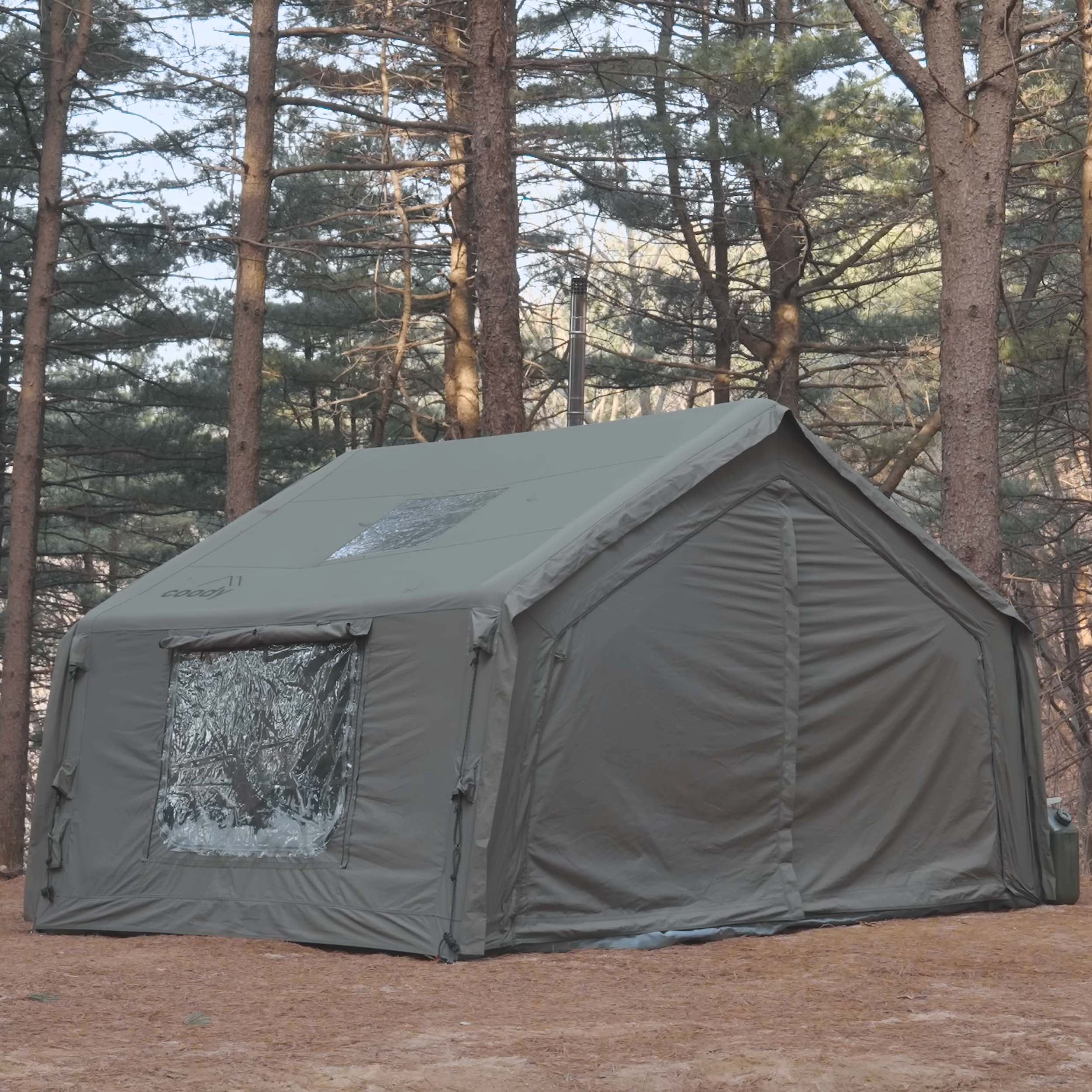 Coody 10 Forest Green Inflatable Tent House for Camping (2-4 person) | Backcountry Sportsman