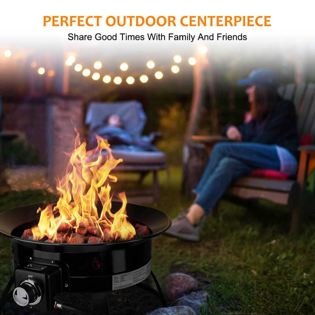 Camplux Propane Fire Pit Camping Fire Bowl for Cozy Outdoor Gatherings | Backcountry Sportsman