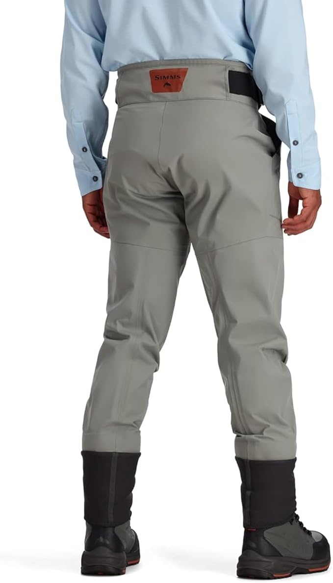 Simms Men’s Freestone Stockingfoot Fishing Wading Pants - Waterproof Lightweight and Breathable Warm Weather Fishing Pants - Smoke - X-Large 12-13 Foot | Backcountry Sportsman