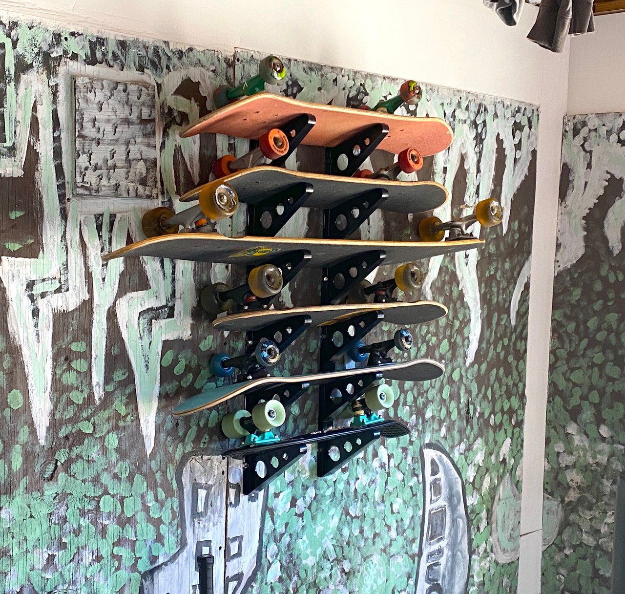 Trifecta Skateboard Storage Rack | 3 Levels | Backcountry Sportsman