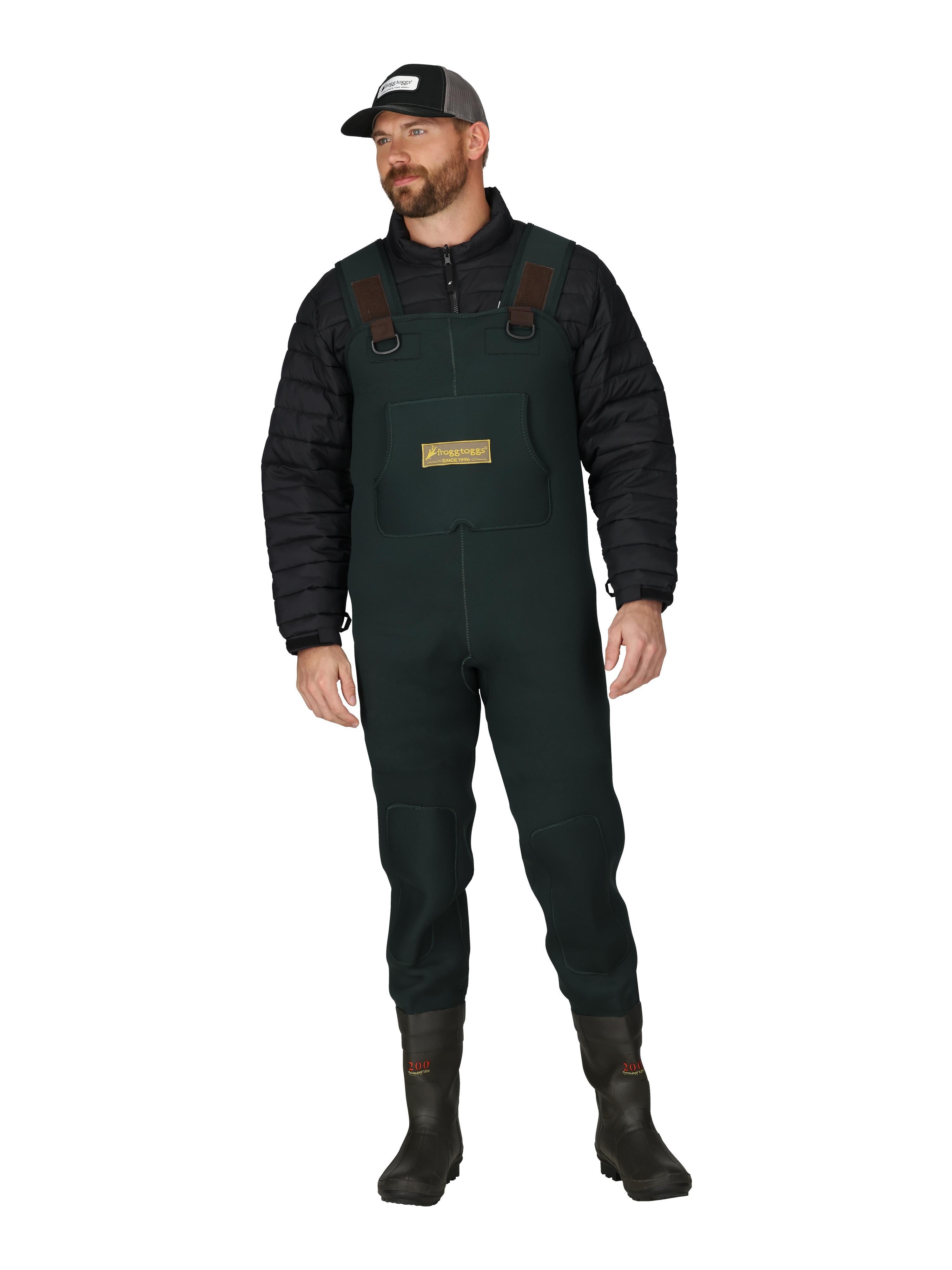 Men's Amphib Bootfoot Neoprene Cleated Chest Wader | Forest Green
