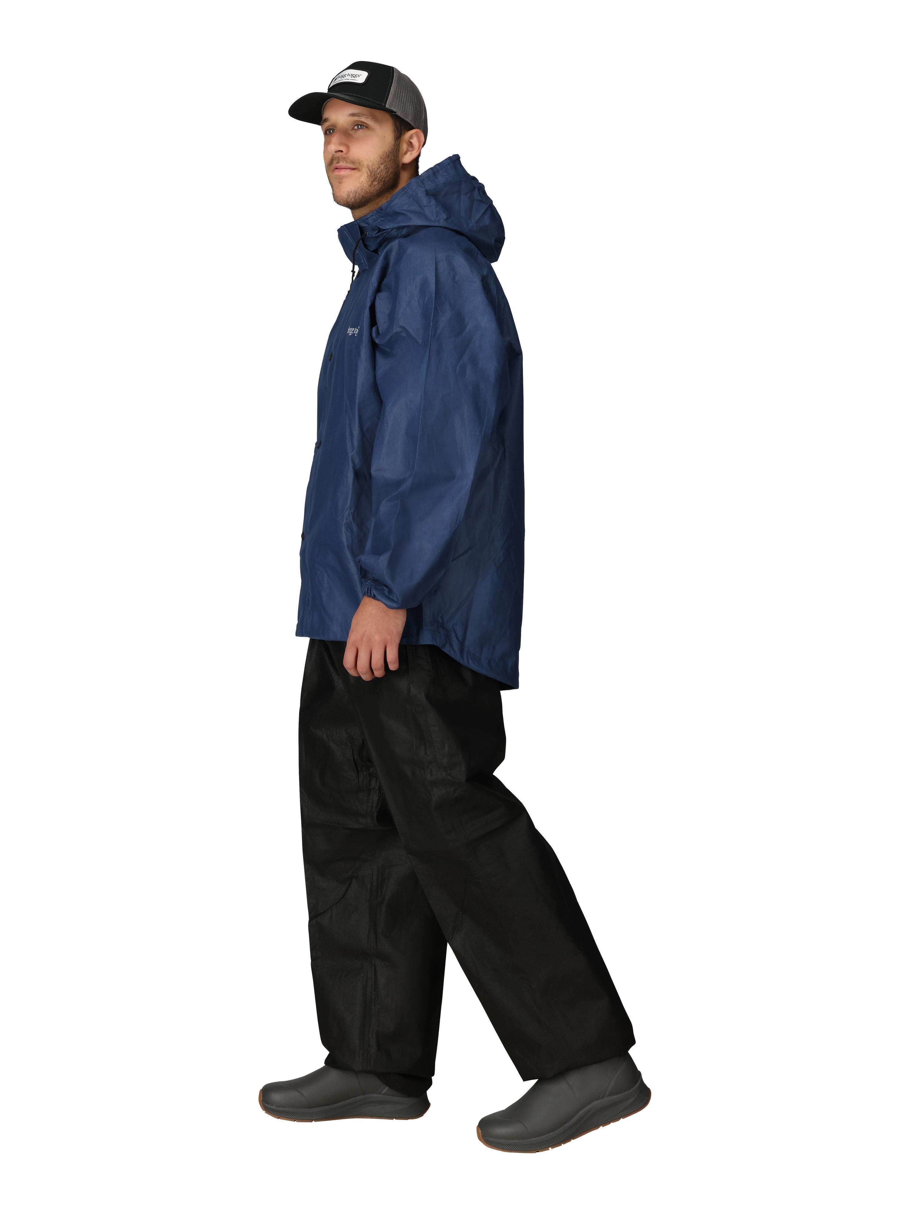 Men's Classic All-Sport Rain Suit | Royal Blue / Black Pants