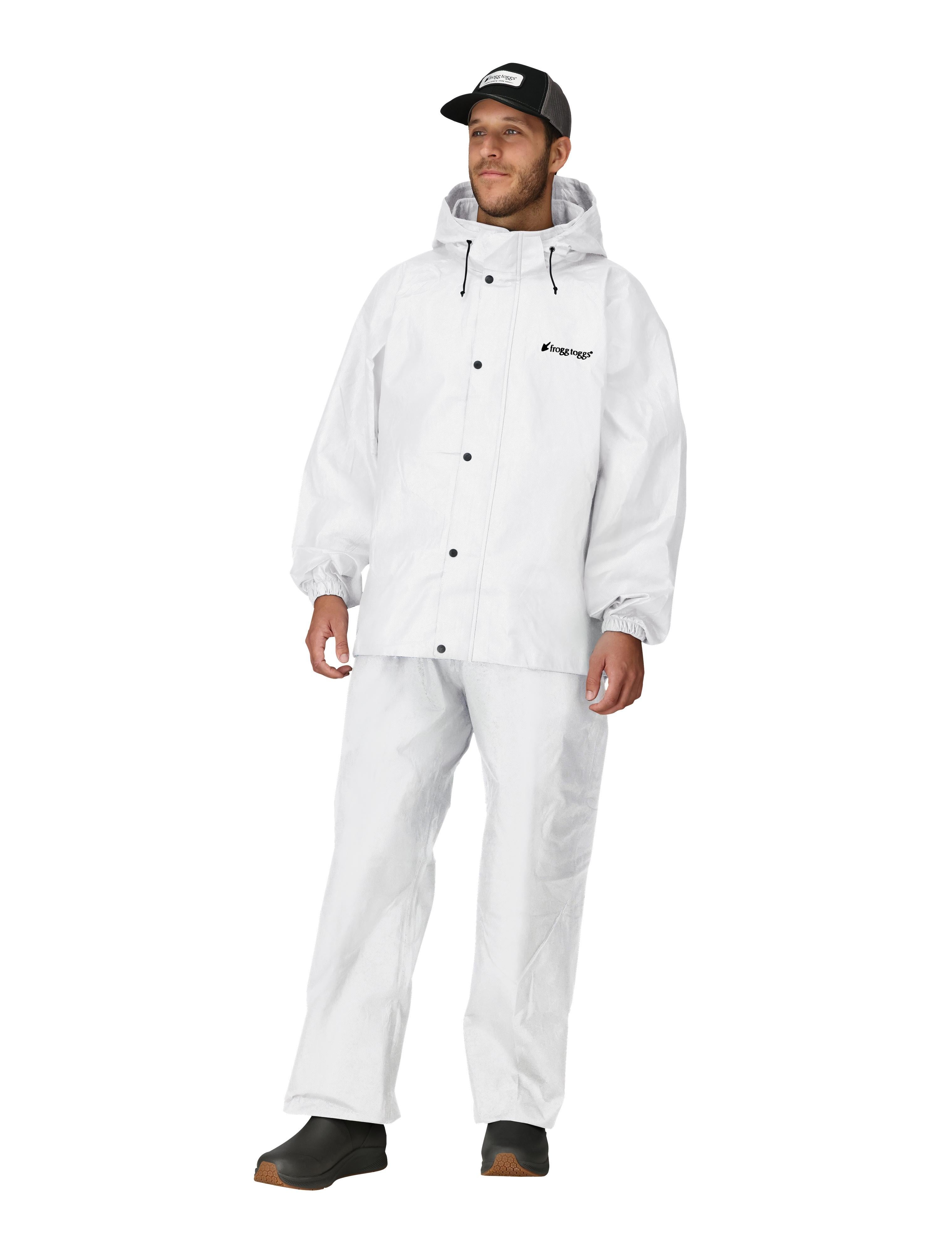 Men's Classic All-Sport Rain Suit | White