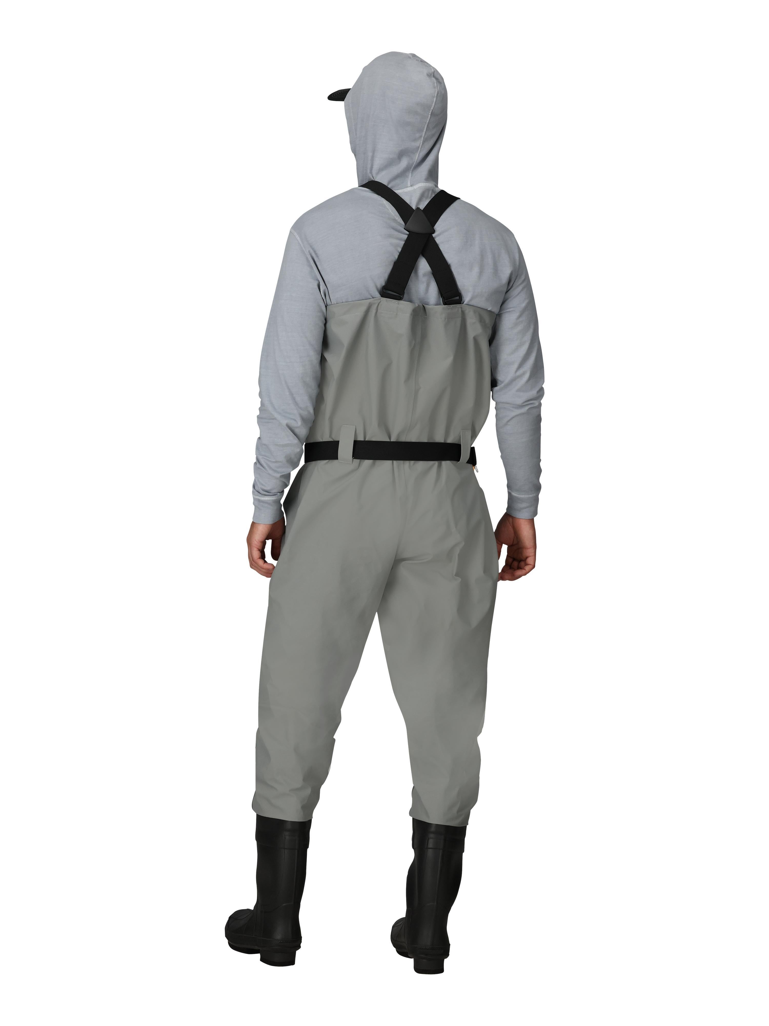 Men's Hellbender PRO Bootfoot Felt Sole Chest Wader | Gray