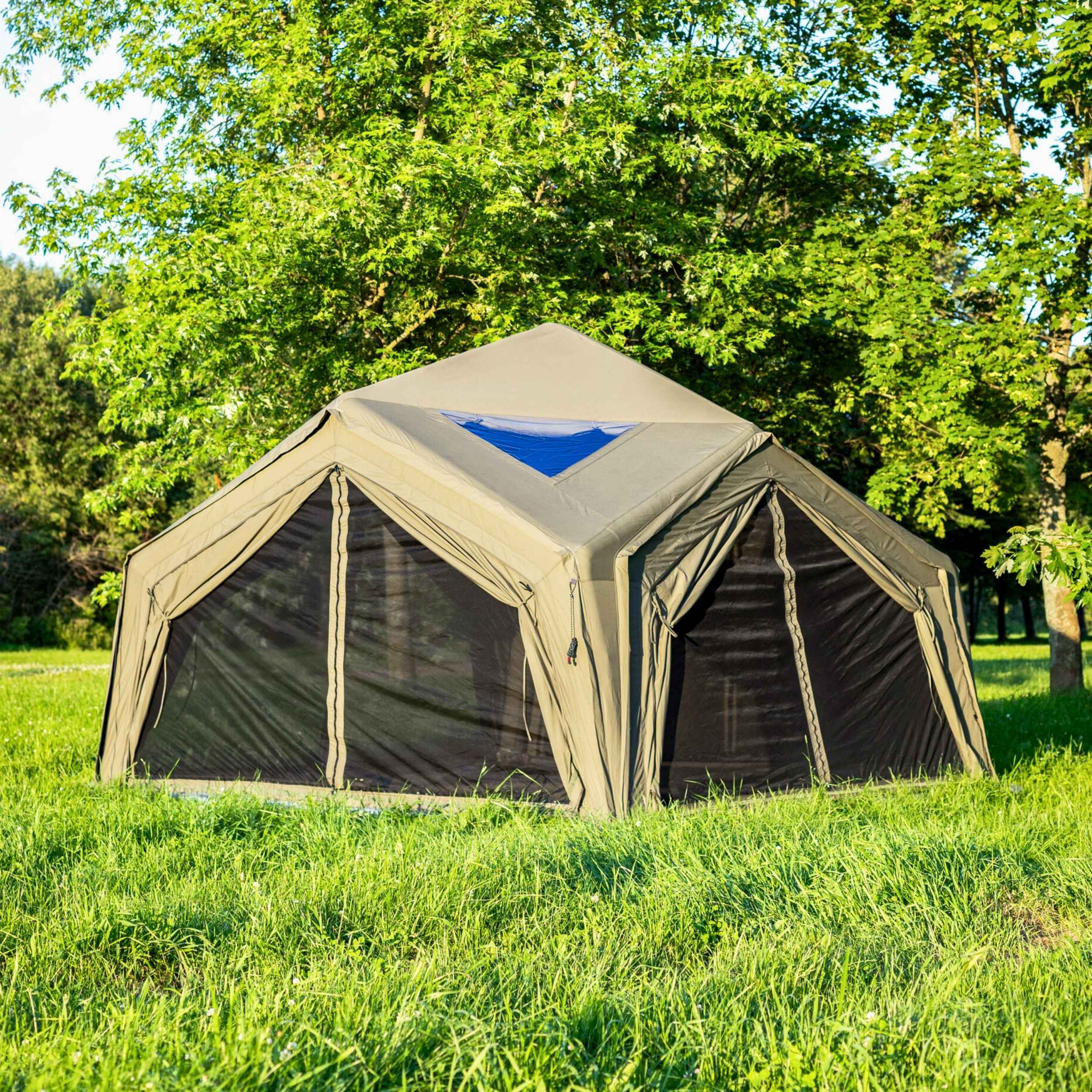 Coody | RBM Hub Inflatable Tent for 2-6 Person (Forest Green)