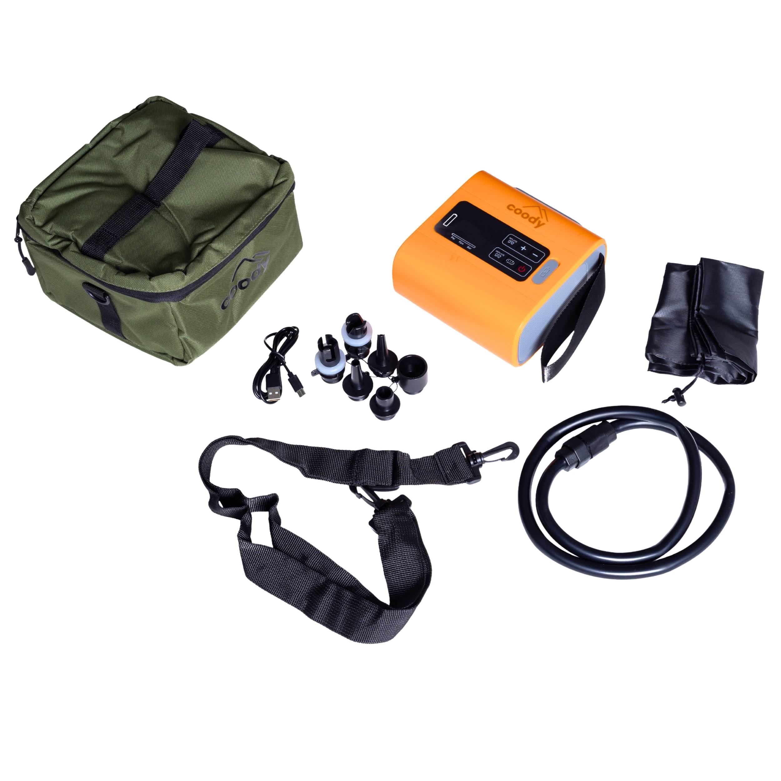 Coody 10.0 Forest Green+Ground Sheet PVC+Carpet+Electric Pump