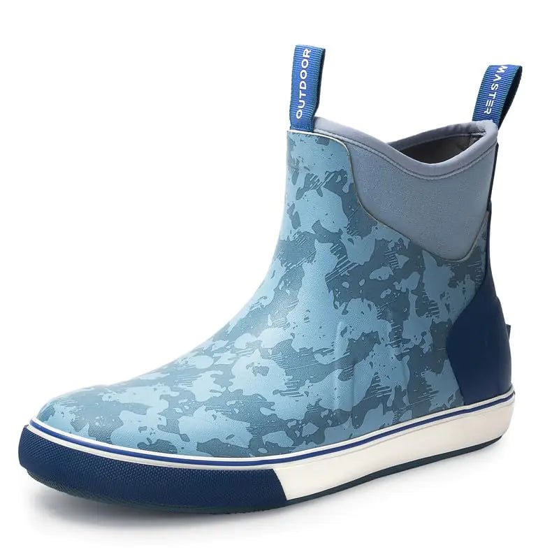 OutdoorMaster Mens Deck Boots Waterproof Anti-Slip Rubber Rain Boots Breathable Saltwater Deck Shoes For Fishing Boating Camping Sailing | Backcountry Sportsman