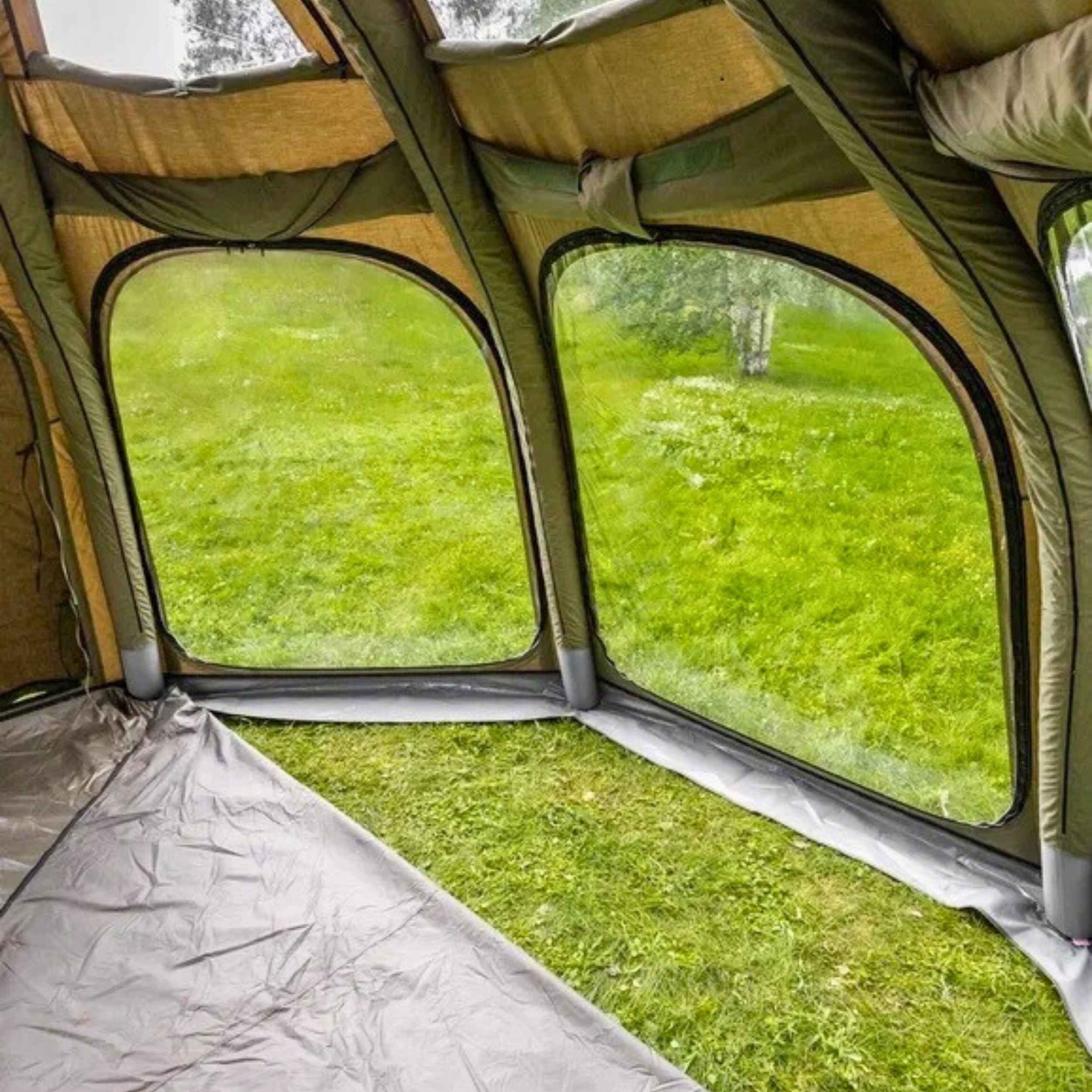 Coody Aurora Dome | RBM Outdoors Inflatable tent Octopus Forest Green for 2-4 person | Backcountry Sportsman