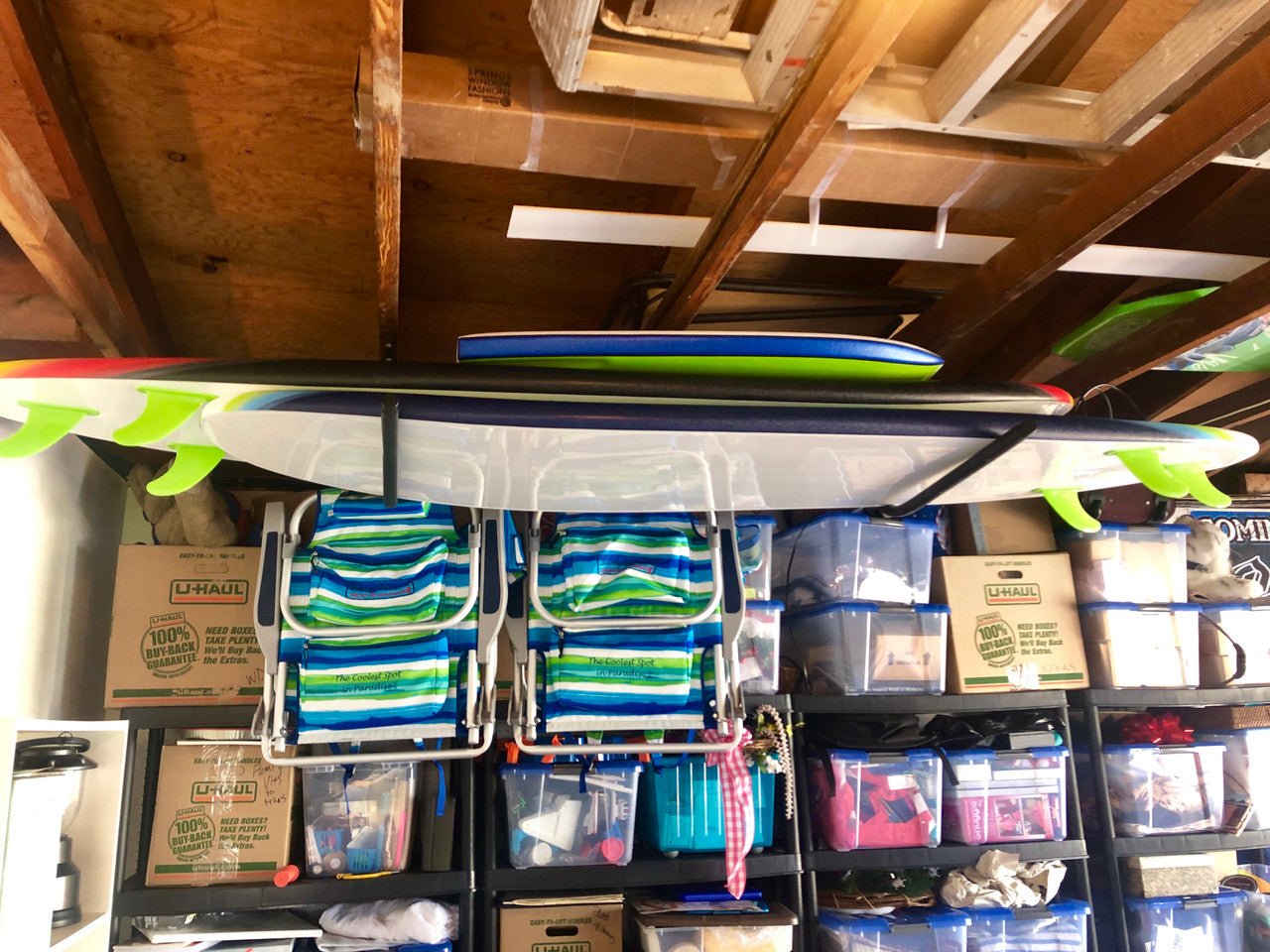 Hi-Port 1 | Surfboard Storage Ceiling Rack | Holds 50 lbs | Backcountry Sportsman