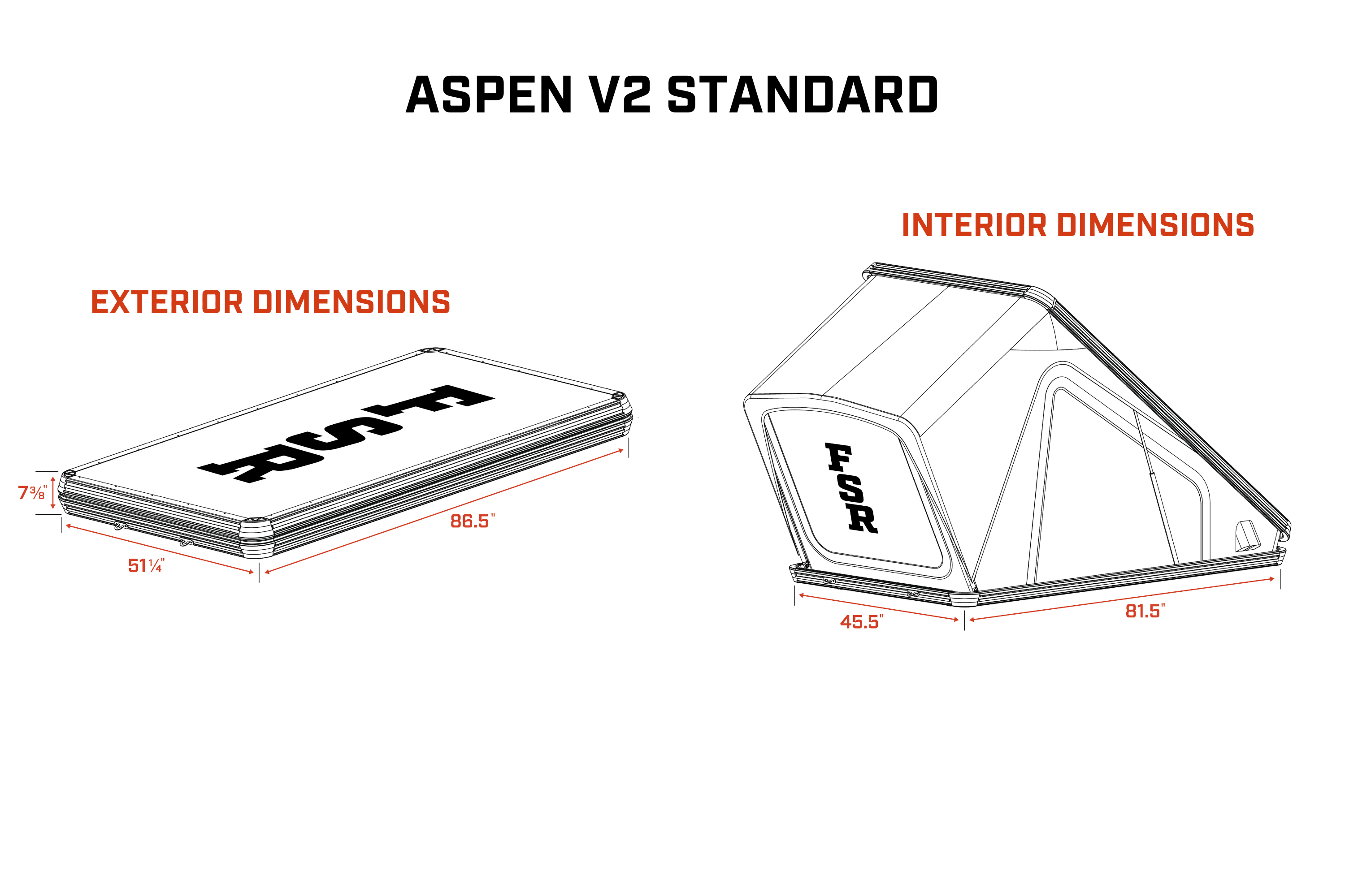Aspen V2 Standard - Rooftop Tent | Backcountry Sportsman
