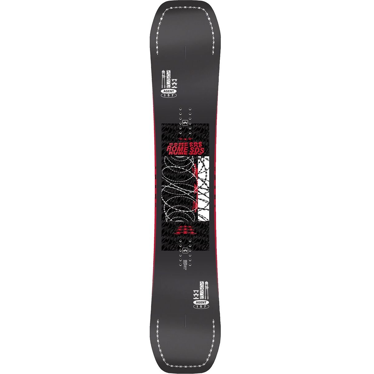Rome Snowboards Mens Agent Twin Snowboard | Backcountry Sportsman