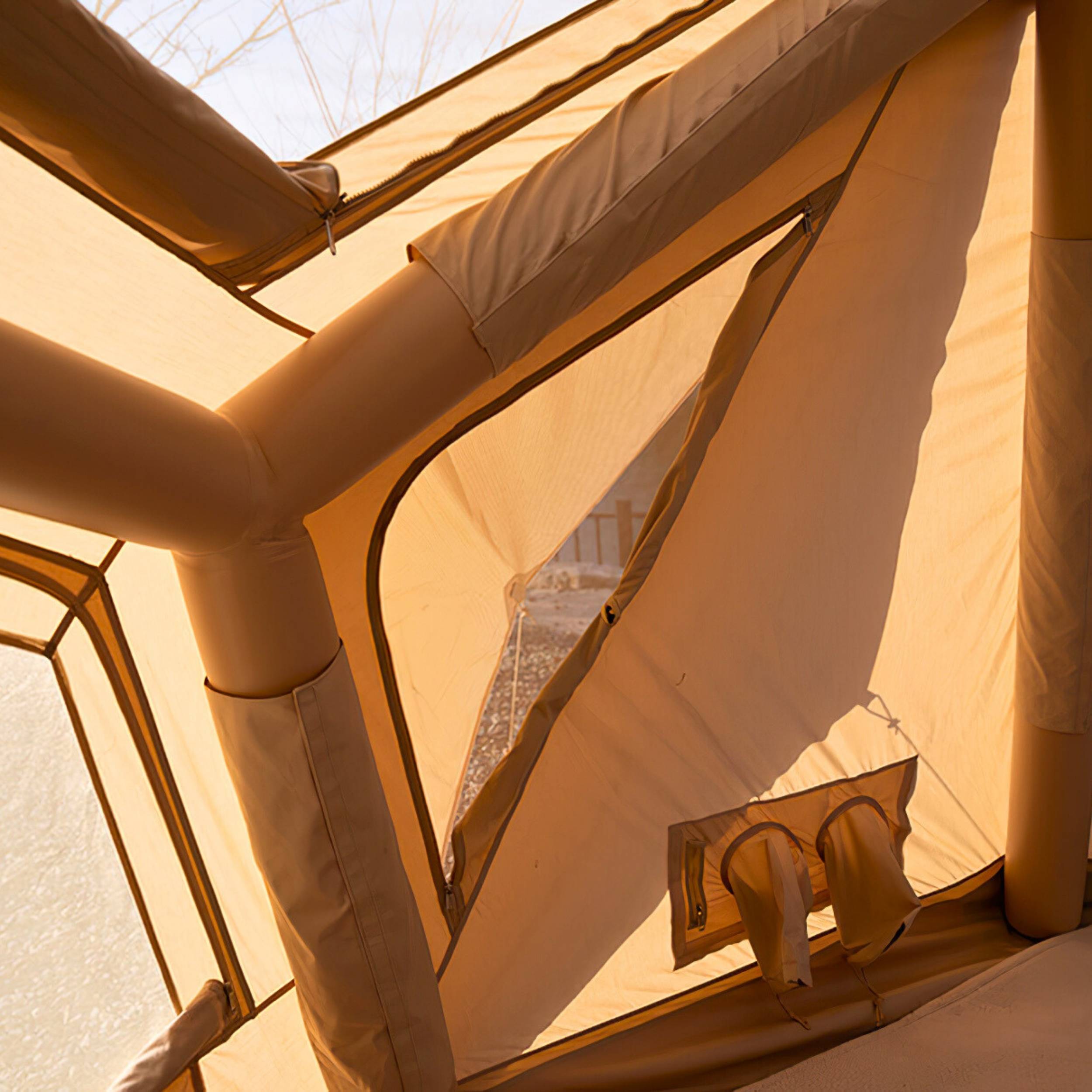 Coody | RBM Bestona Inflatable Tent for 2-4 Person (Beige) | Backcountry Sportsman