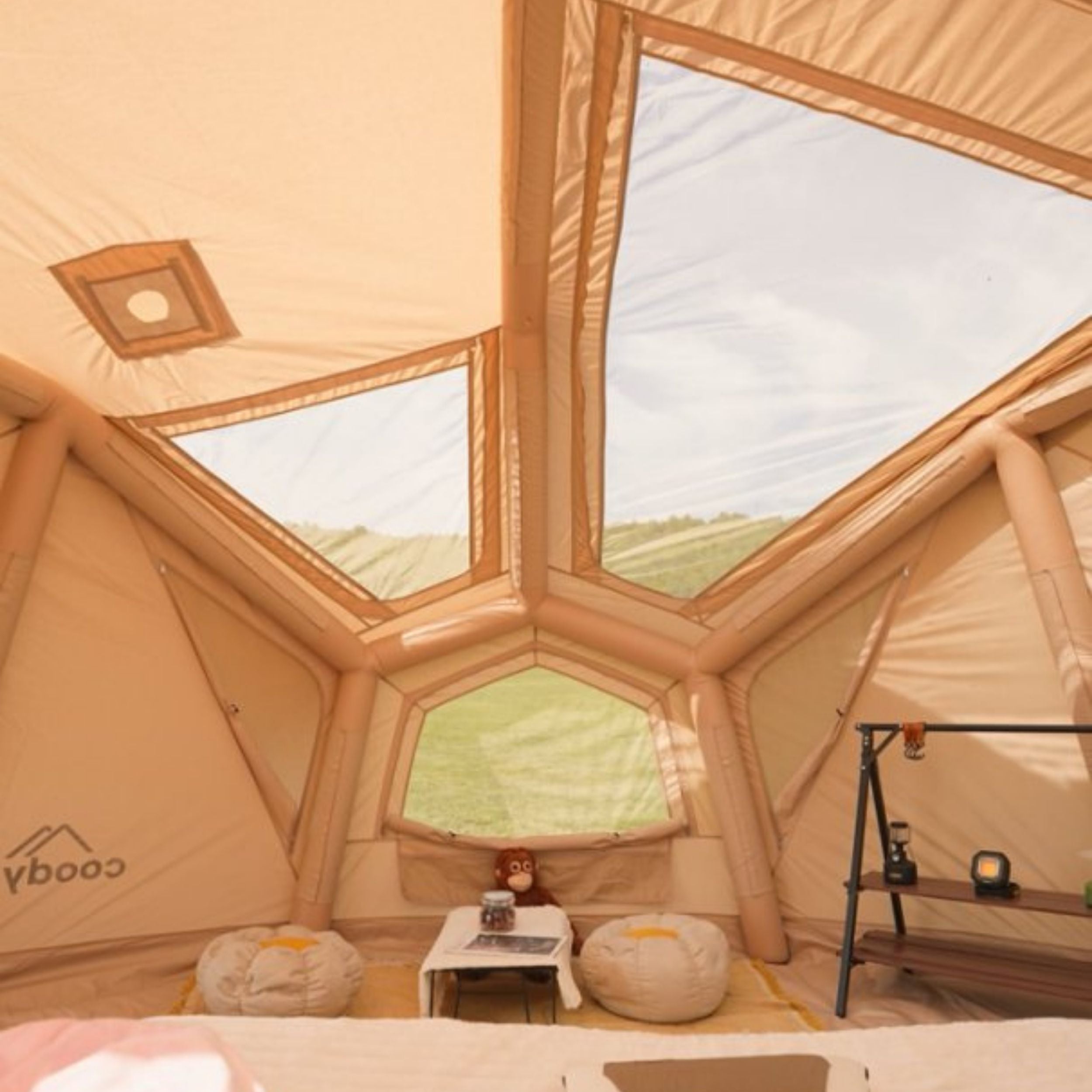 Coody | RBM Bestona Inflatable Tent for 2-4 Person (Beige) | Backcountry Sportsman