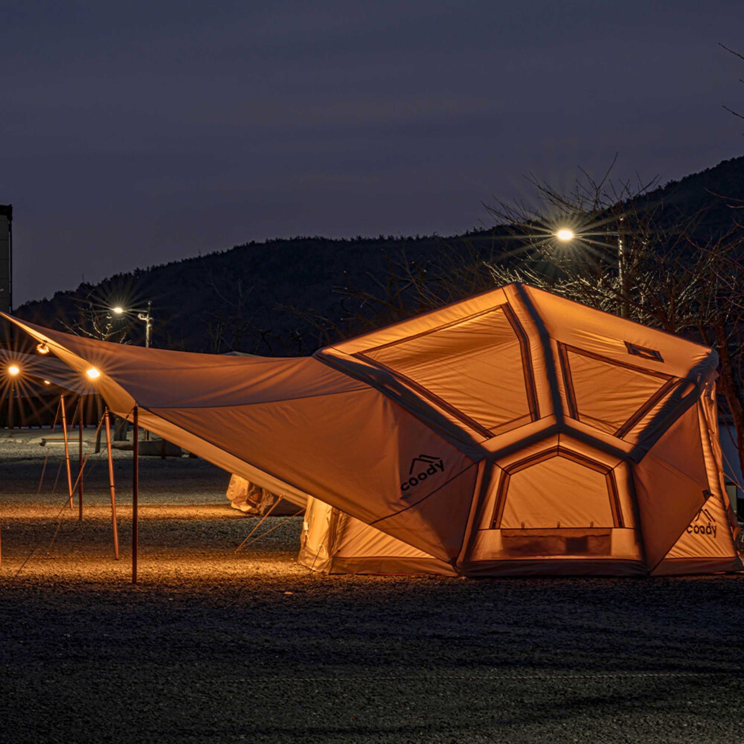 Coody | RBM Bestona Inflatable Tent for 2-4 Person (Beige) | Backcountry Sportsman