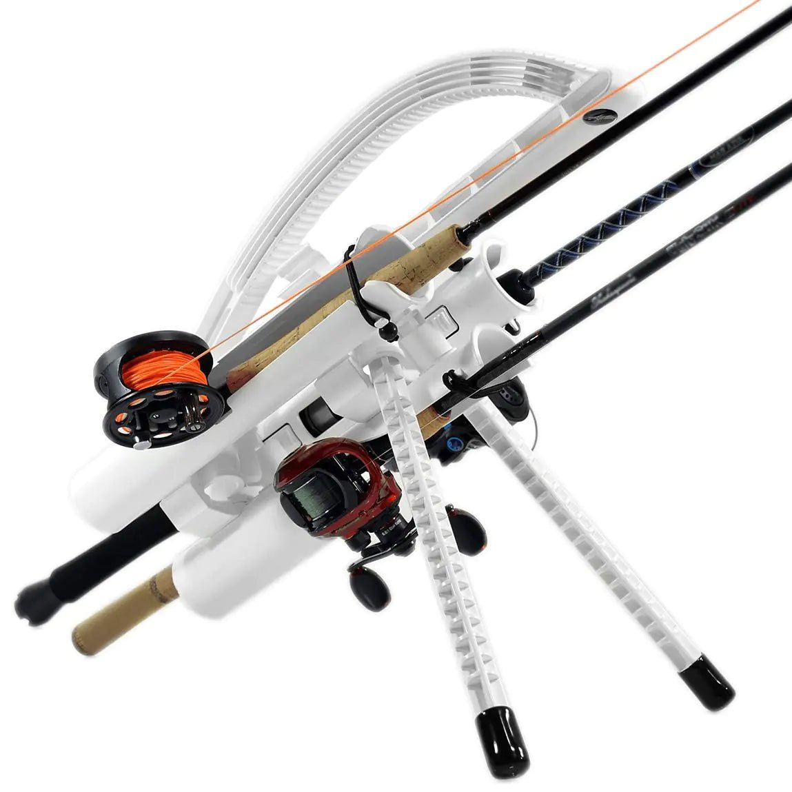 Rod-Runner Fishing Rod Rack - Express 3 Fishing Rod Carrier - White | Backcountry Sportsman