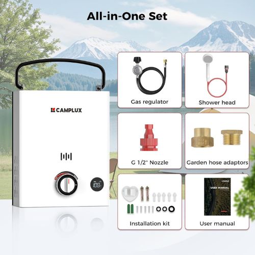 Camplux First F5 LPG Camping Water Heater | Backcountry Sportsman