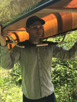 Canoe Seat/Yoke-Red Pads
