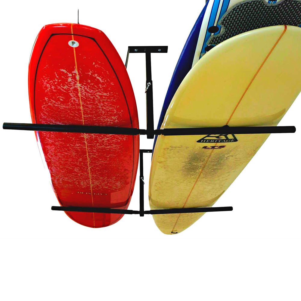 Hi-Port 2 Surfboard Adjustable Ceiling Storage Rack | Double | Holds 150 lbs | Backcountry Sportsman