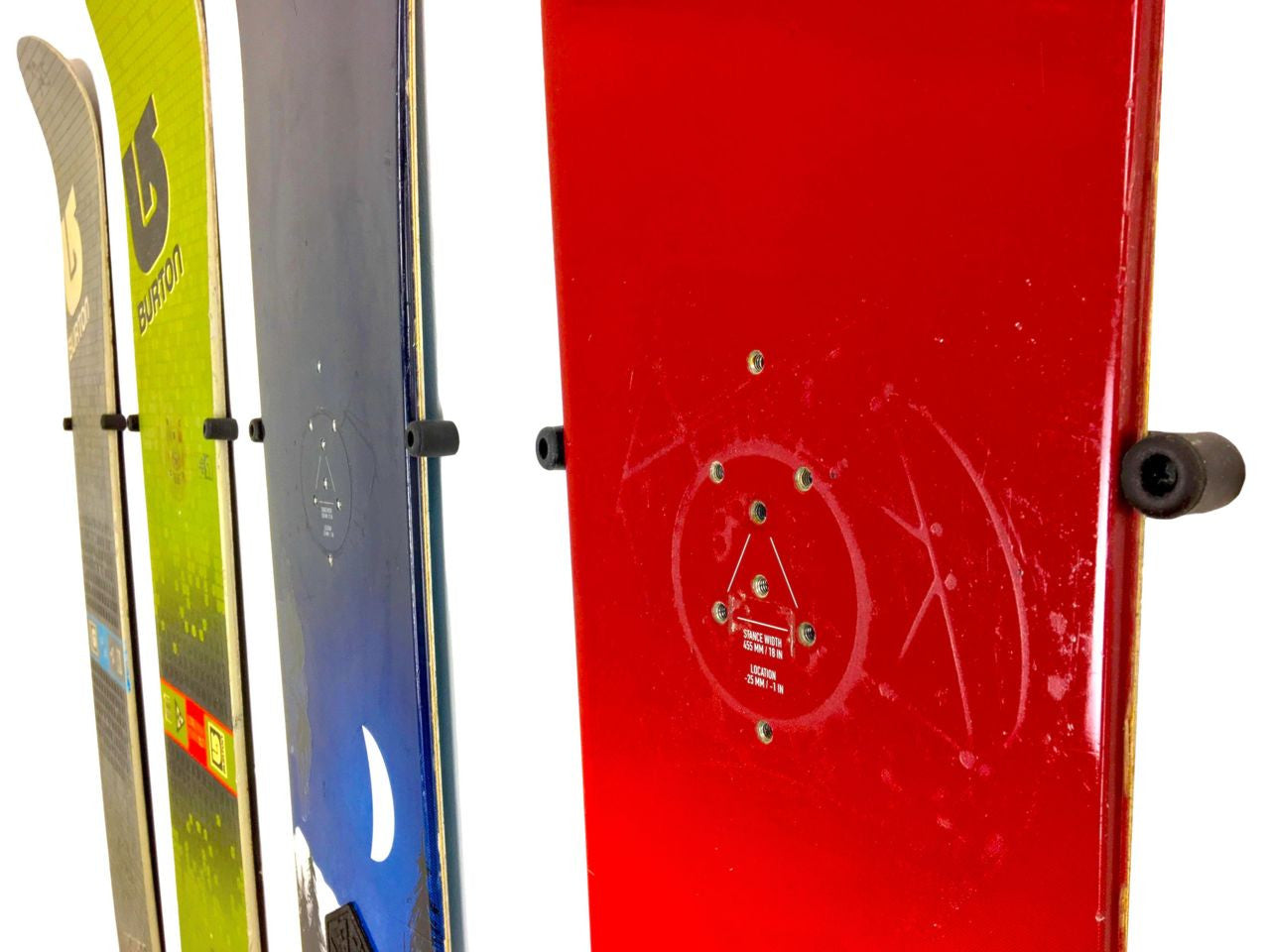 The Cinch Snowboard Display | Floating Rack | 2 Boards | Backcountry Sportsman