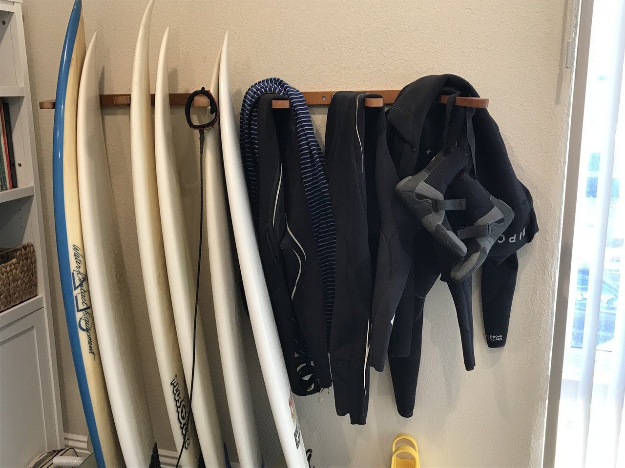 Holden Beach Surfboard Storage Vertical Wood Rack | Holds 6 Surfboards | Backcountry Sportsman