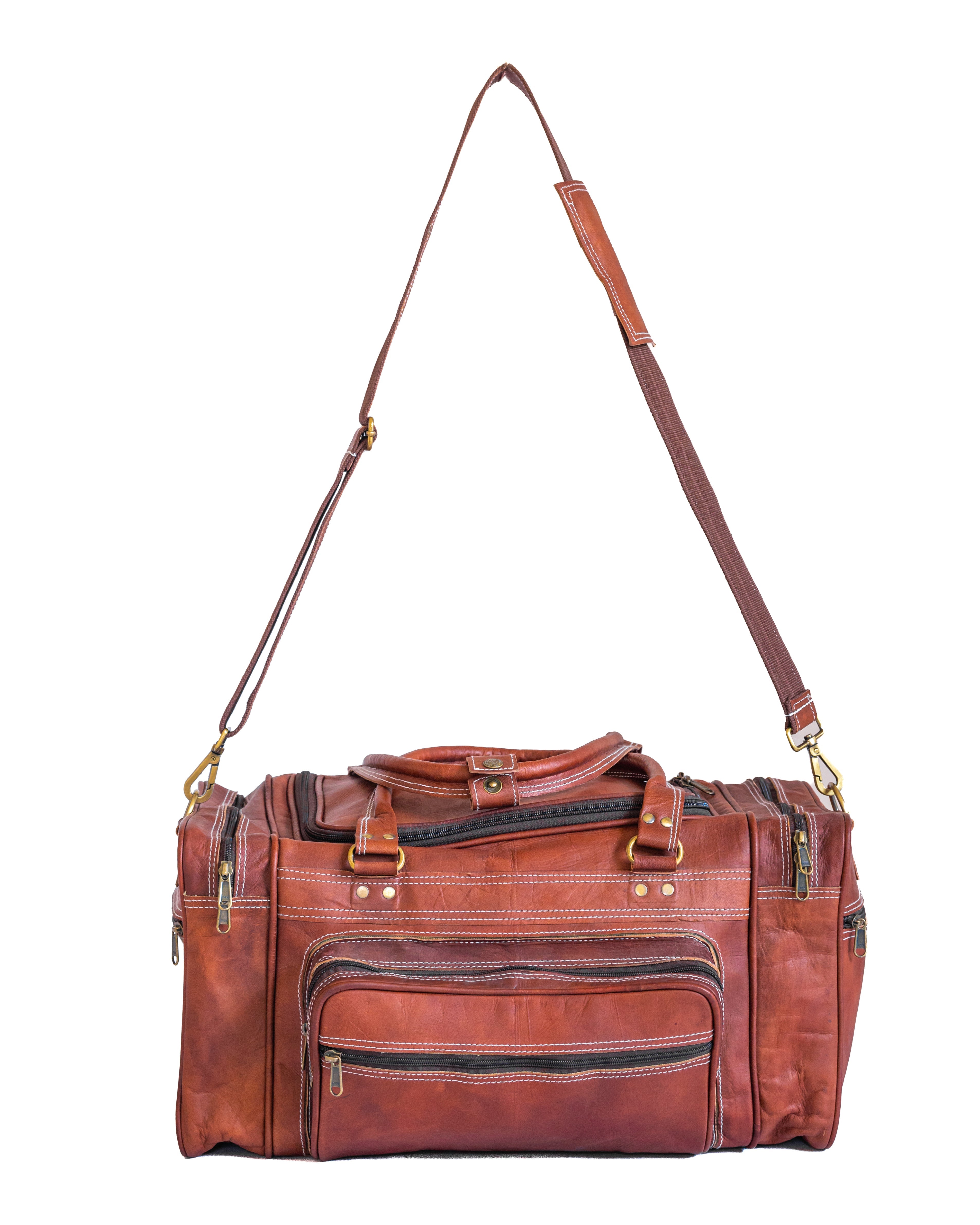 Vintage Leather Travel Duffle Bag | Backcountry Sportsman