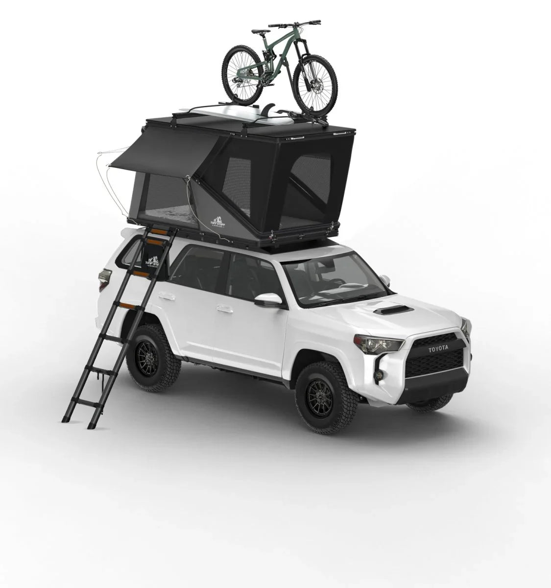 Alpine 51 Hardshell Rooftop Tent – Aluminum – 2 Person – Black – Compact Overland Design
