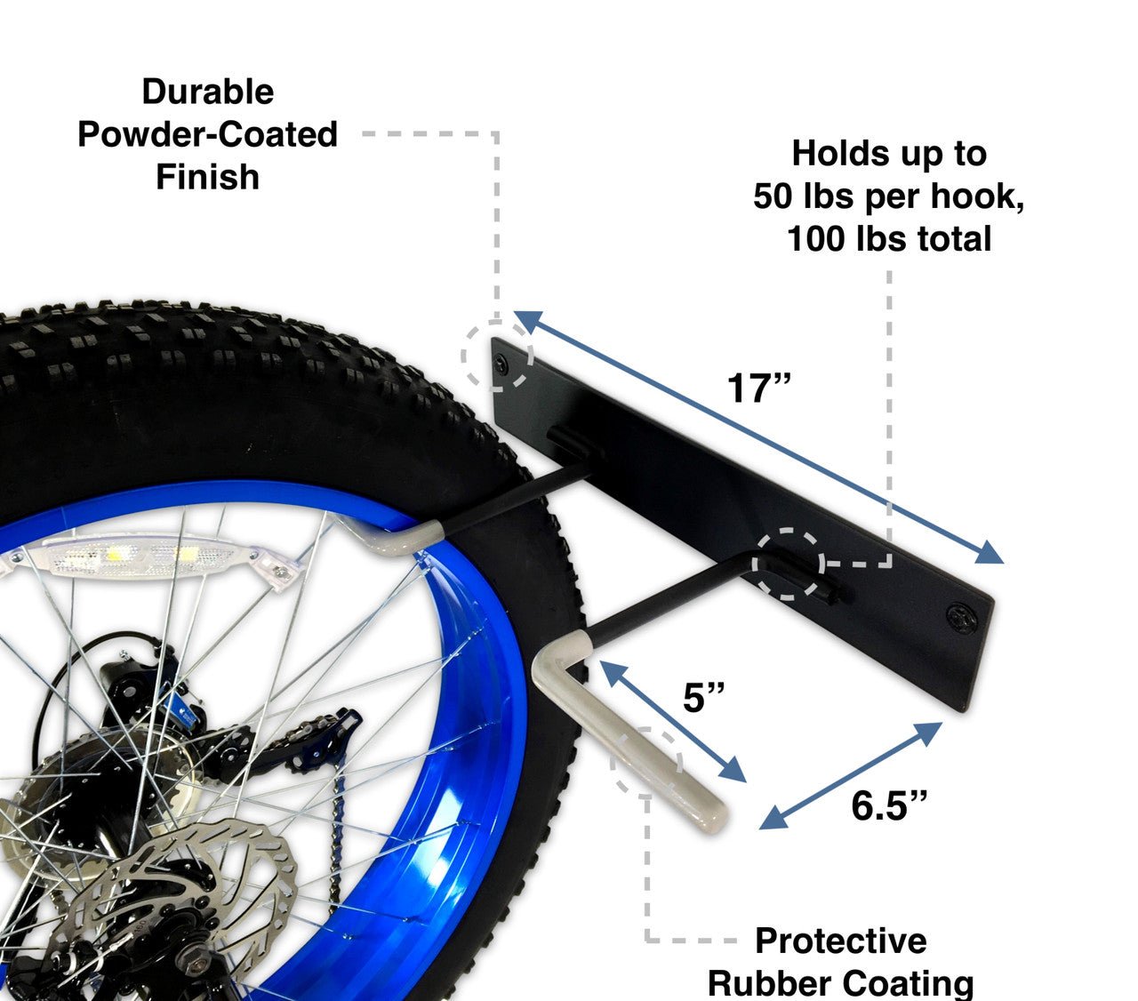 Floyd Fat Tire Bike Storage Rack | 2 Bikes | Backcountry Sportsman